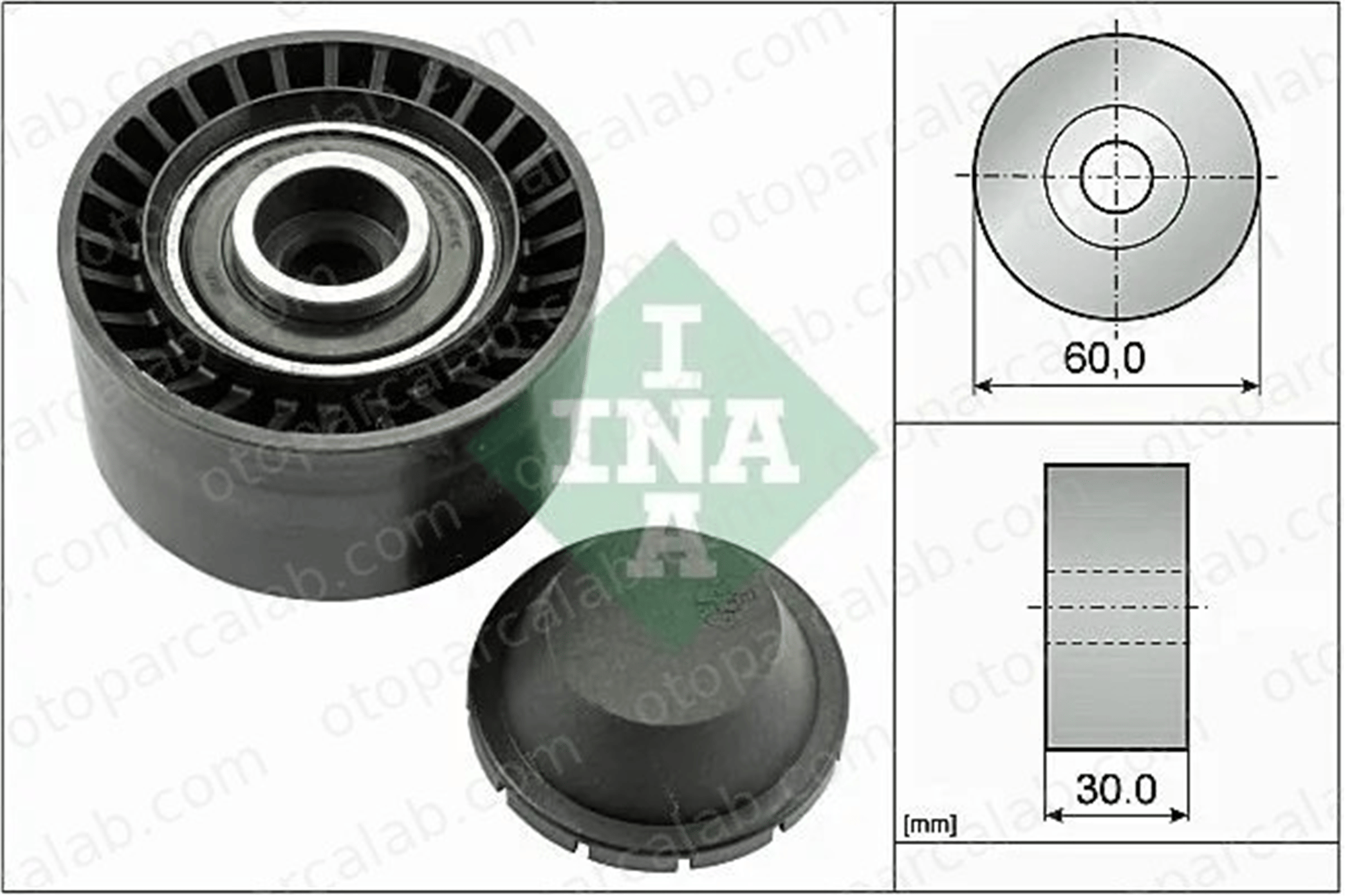 INA 532 0320 10 Vantilatör Kayış Gergi Rulmanı FORD FIESTA VI FOCUS III 575187 1611422880