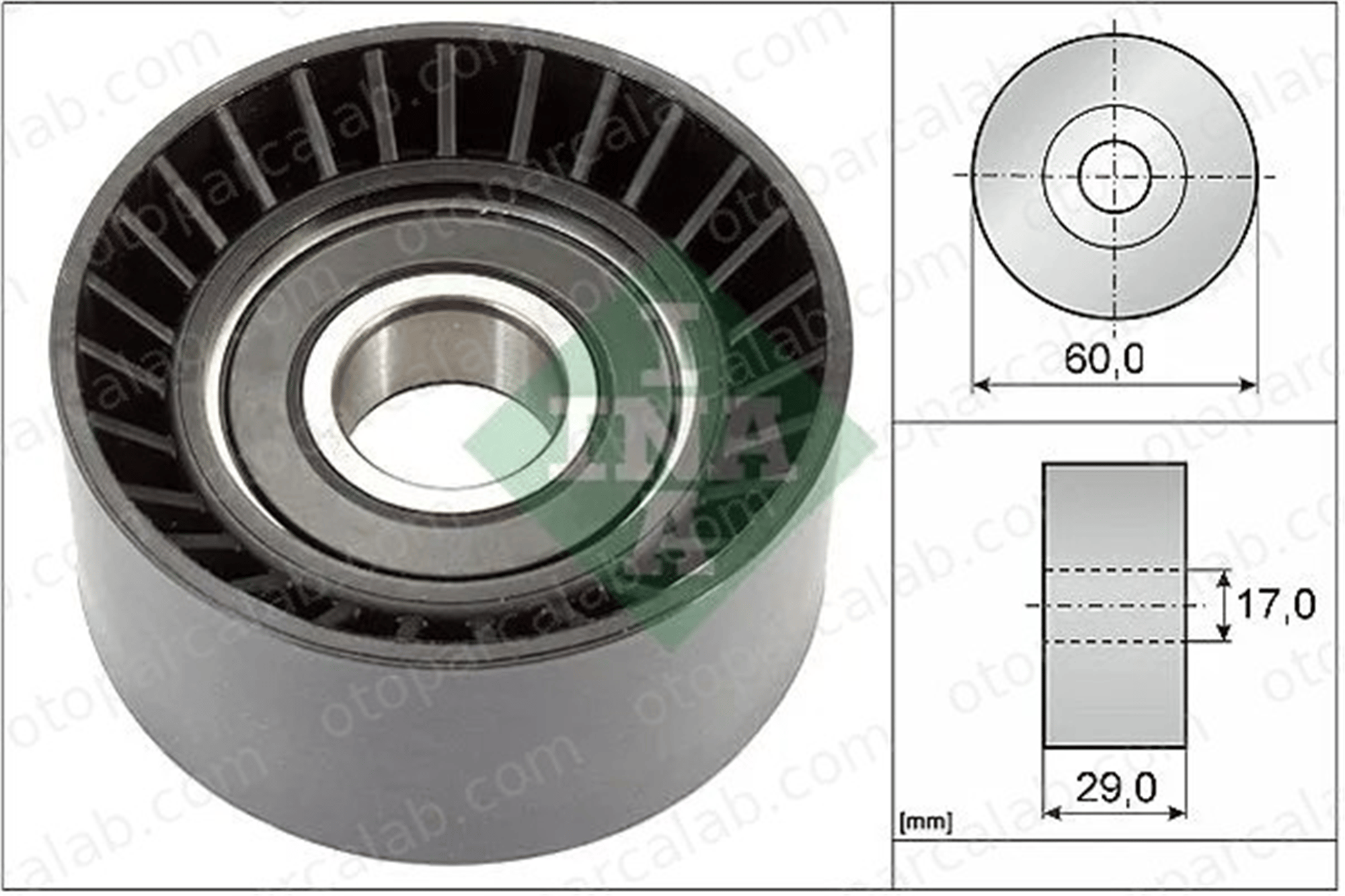 INA 532 0364 20 Vantilatör Kayış Gergi Rulmanı RENAULT LAGUNA II Grandtour LAGUNA II 8200104754 4413791