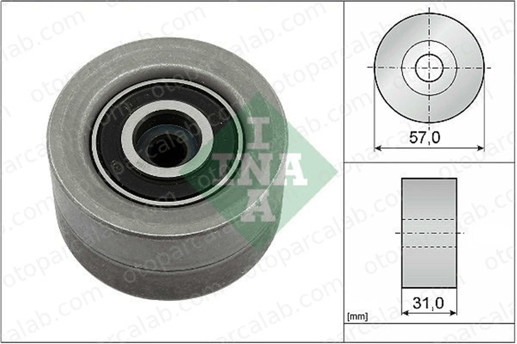 INA 532 0992 10 Triger Gergi Rulmanı SKODA OCTAVIA IV Combi AUDI A4 B9 Avant 3N109244A 03N109244A