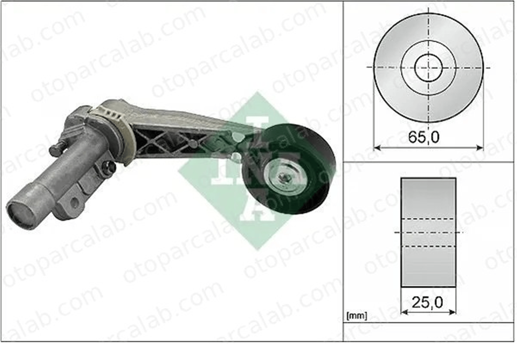 INA 534 0318 10 Vantilatör Kayış Gergi Rulmanı MINI MINI MINI COUNTRYMAN 11287571015 11287534398