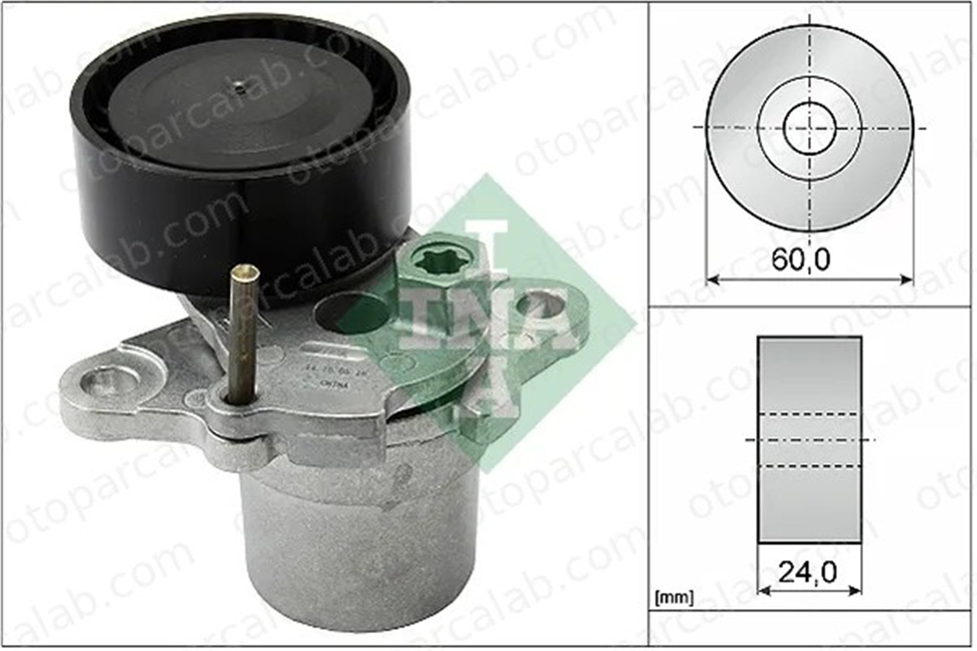 INA 534 0546 10 Vantilatör Kayış Gergi Rulmanı AUDI A4 B8 A3 Limousine 6L903133F 06L903133F