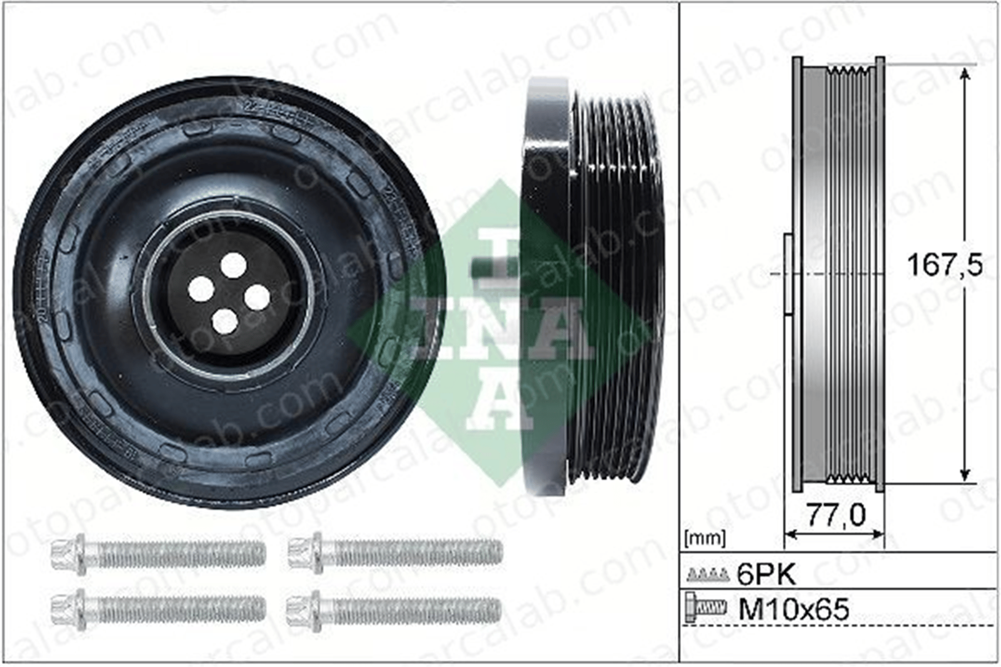 INA 544 0137 20 Krank Kasnak BMW 3 3 Touring 11238512072 8512072