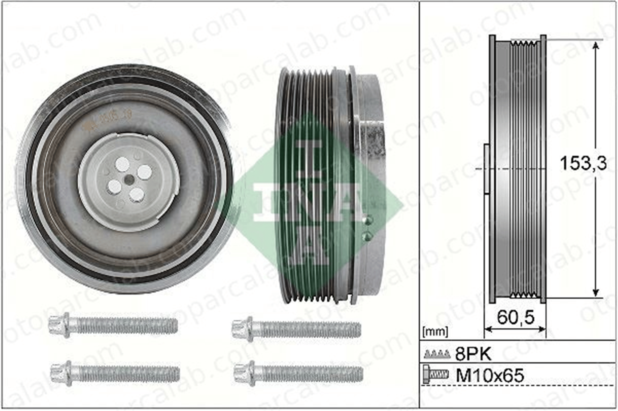 INA 544 0505 20 Krank Kasnak BMW 2 Active Tourer X1 11238624802 8624802
