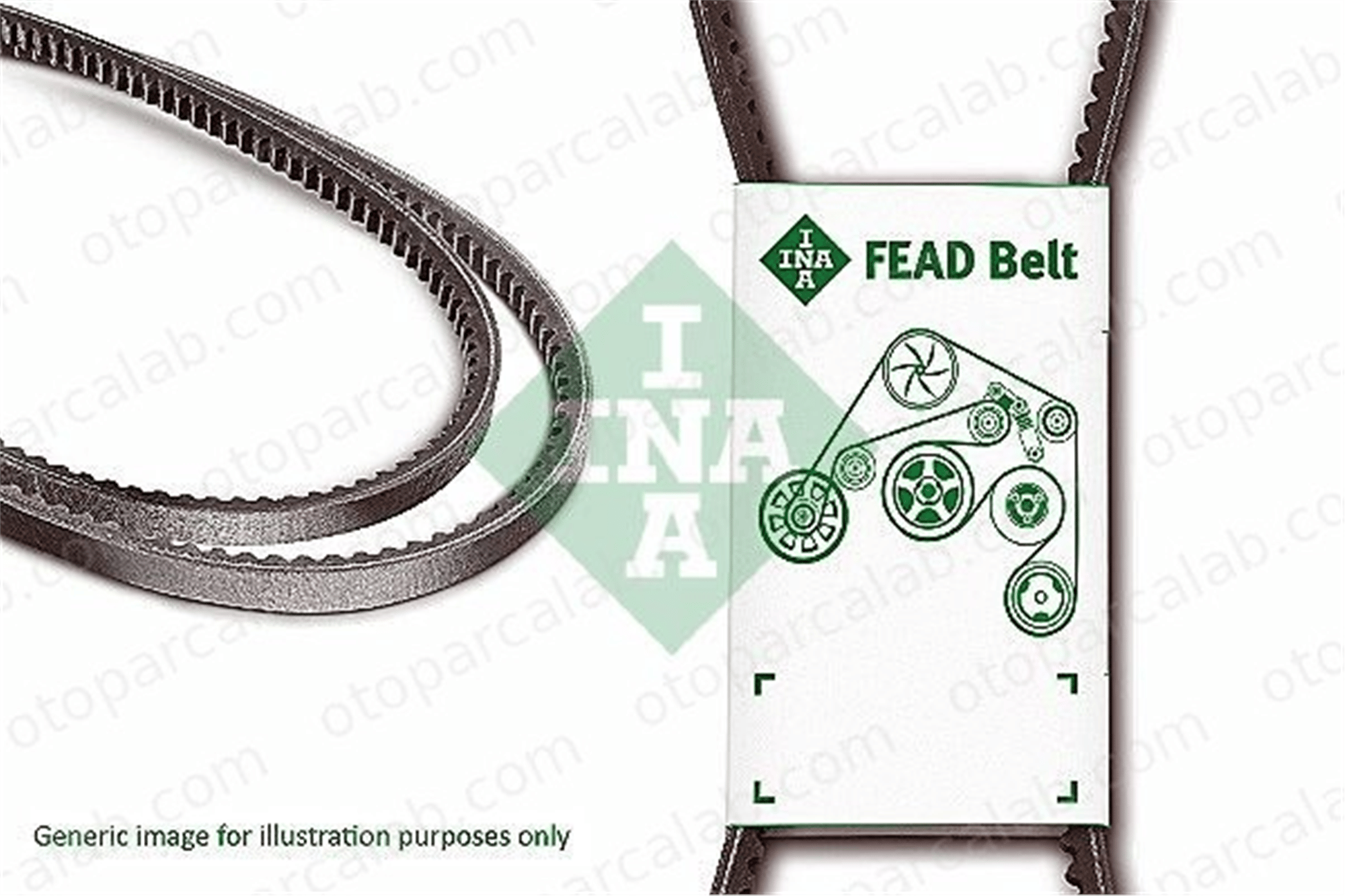 INA FB 10X960 Vantilatör Kayışı MERCEDES-BENZ 123 Sedan 123 T-Model A0049978092 21903137A