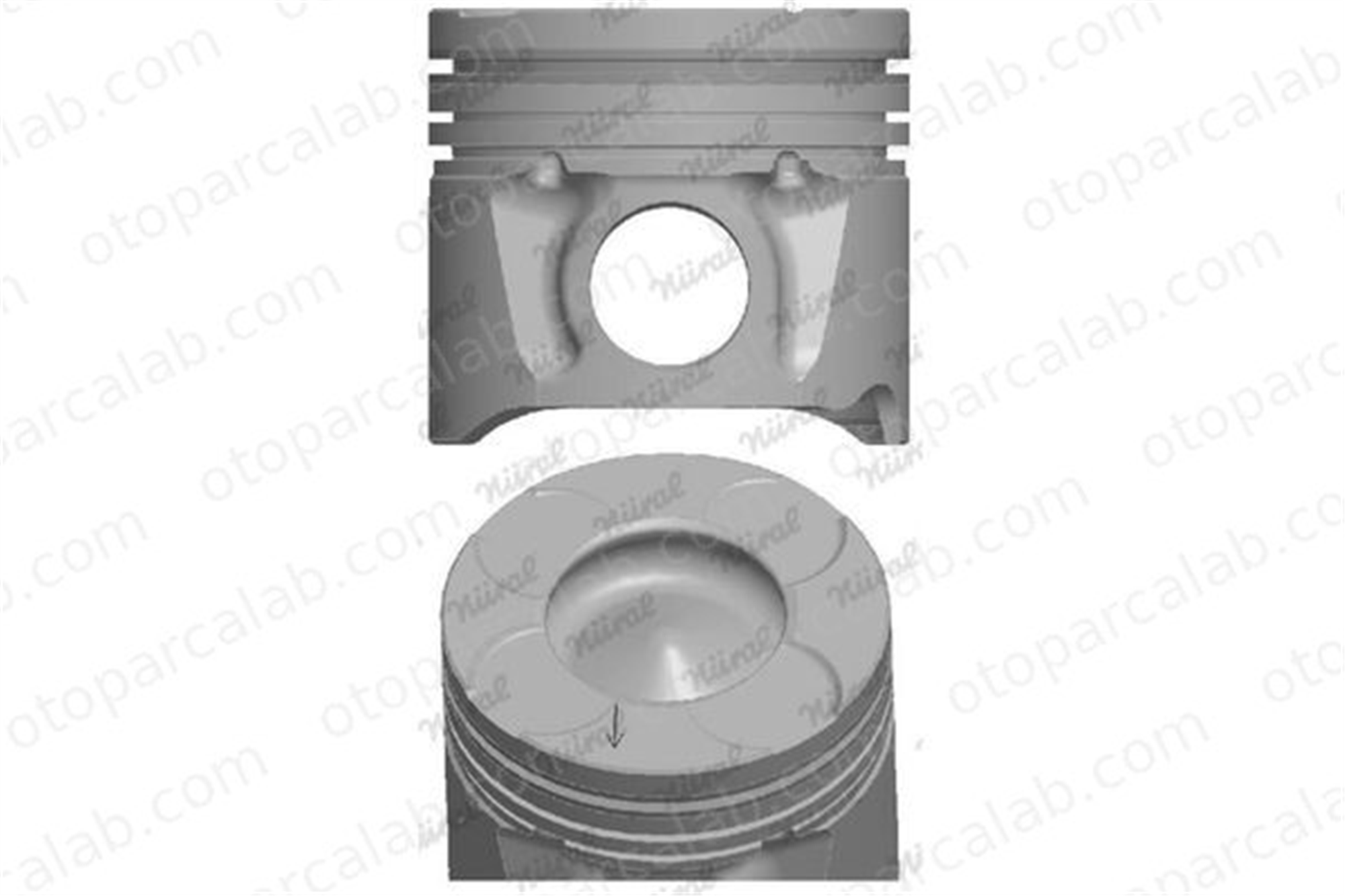 ISS 8770706STD20BG Piston (69.60MM-STD) (0.40MM KISA) FIAT PANDA DOBLO Kasa/büyük limuzin 71729500 55200302