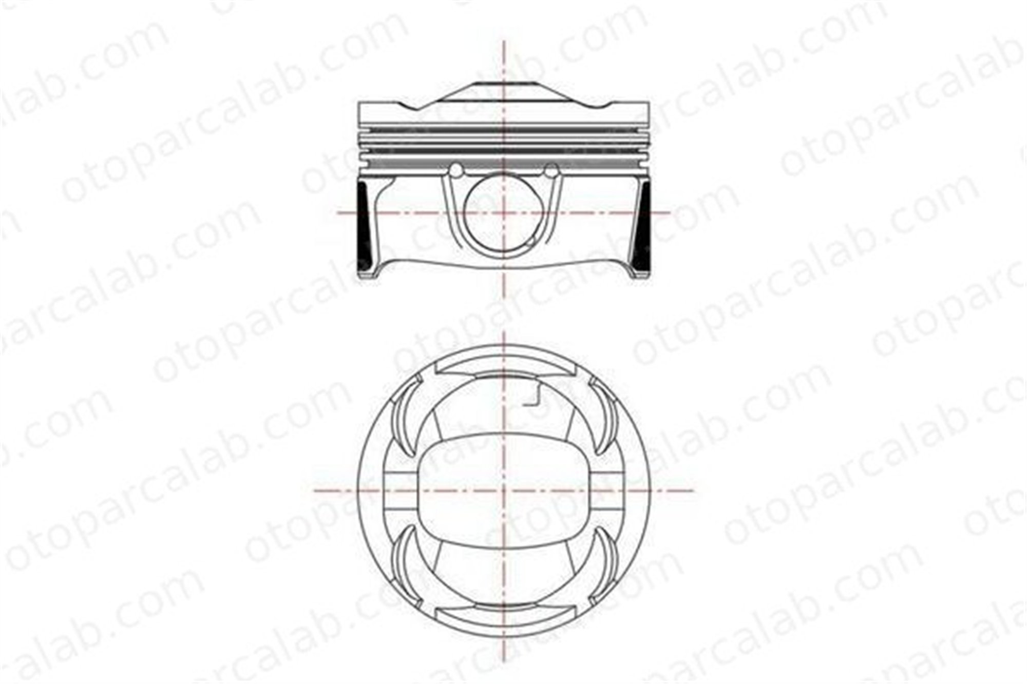 ISS 8771818STD000G Piston (75.00MM-STD) CITROËN BERLINGO BERLINGO Kasa/büyük limuzin 3647165 1610815680