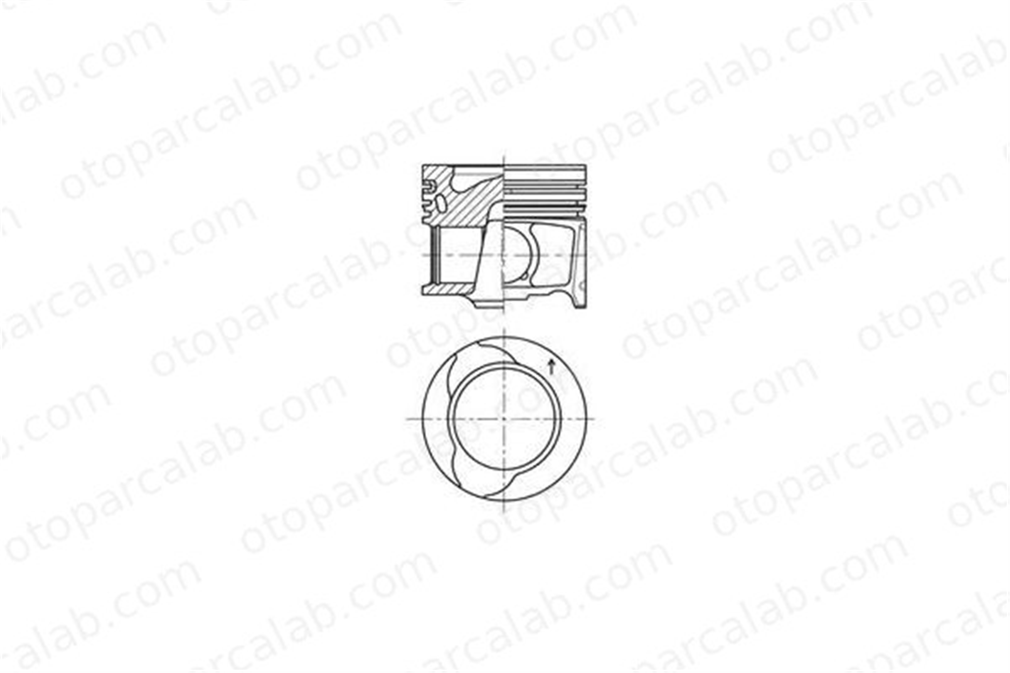 ISS 8771953STD000G Piston (76.00MM-STD) MERCEDES-BENZ CITAN Kasa/büyük limuzin CITAN MPV 120A13419R 120A11104R