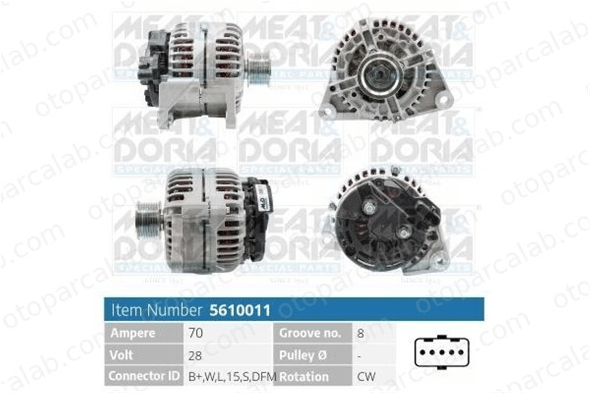 IVECO ORJINAL 4892318 Alternatör IVECO STRALIS II EUROCARGO V 4892318 42498713