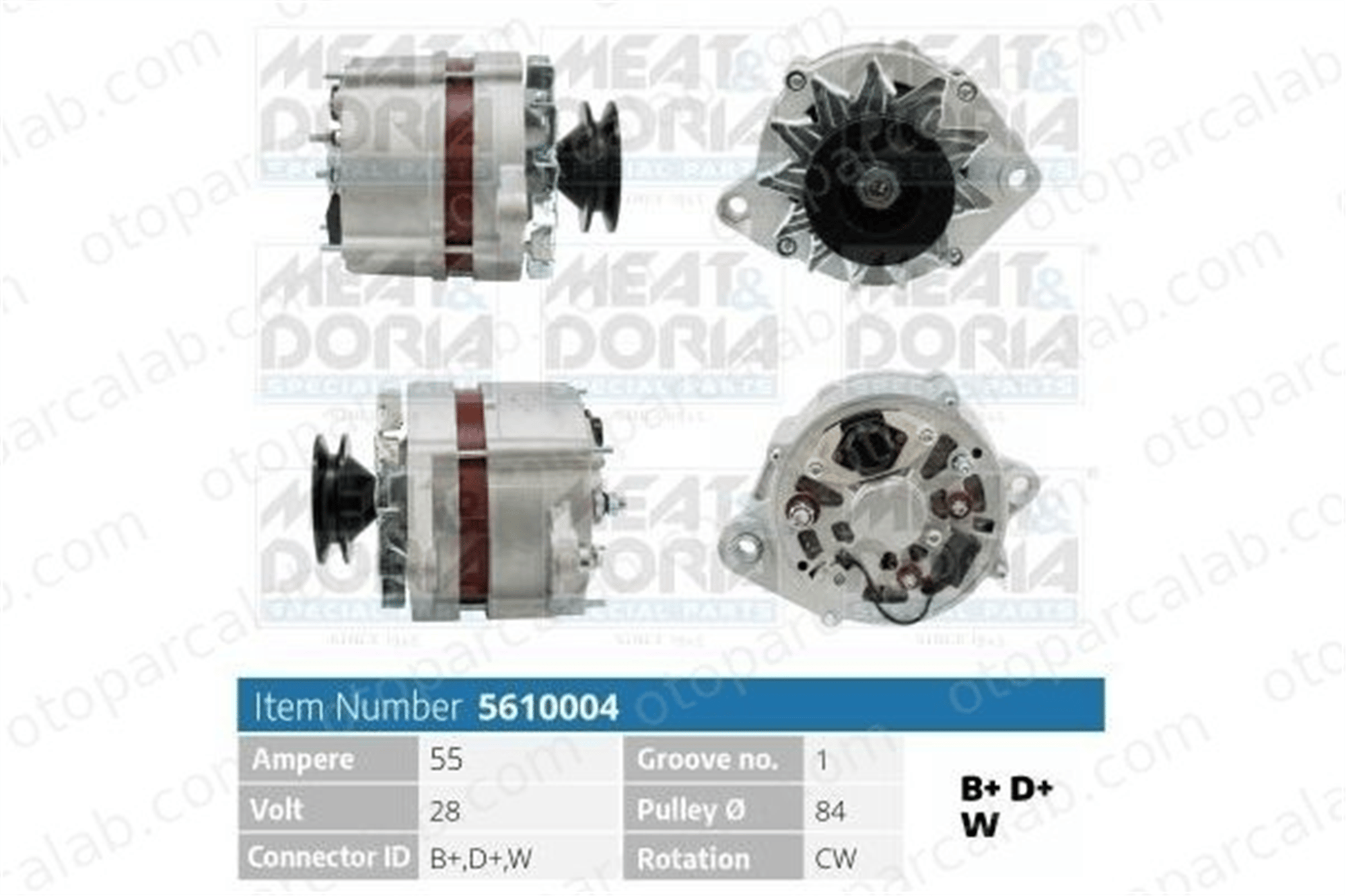 IVECO ORJINAL 98419035 Alternatör IRISBUS CITYCLASS CROSSWAY 98419035 1516454