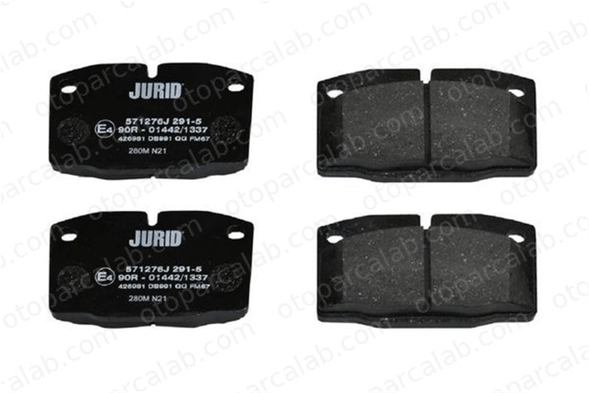 JURID 571276J Fren Disk Balata Ön OPEL KADETT E Hatchback KADETT E 1605787 1605586