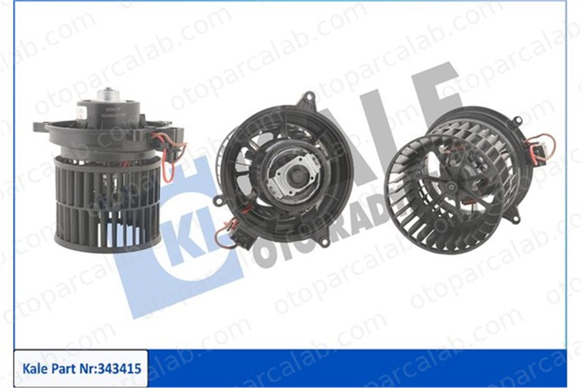 KALE 343415 Kalorifer Motoru FORD FIESTA V FUSION 2S6H18456AD 1252926