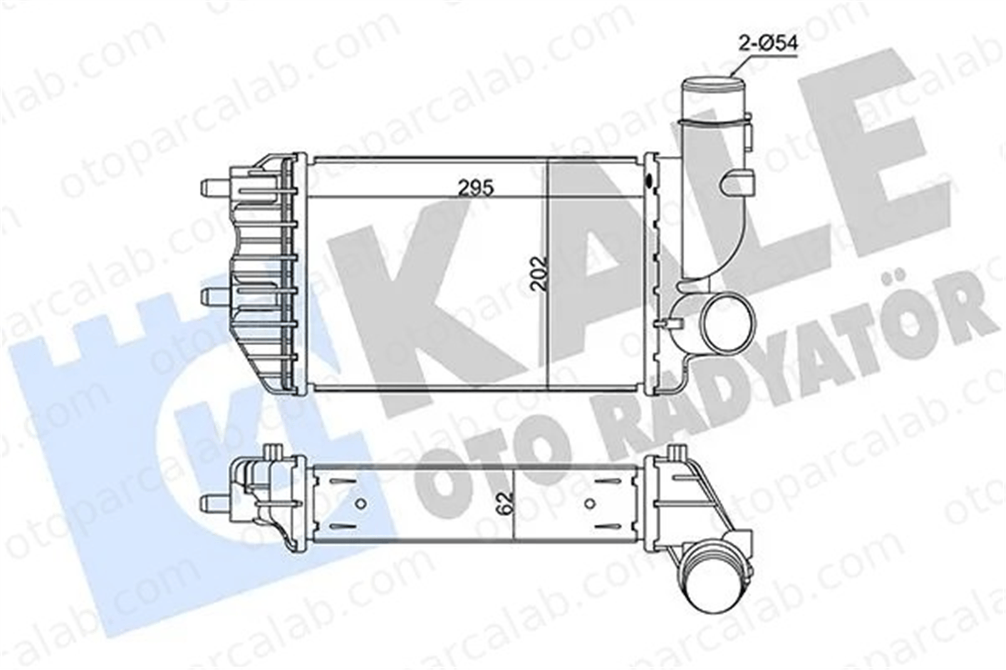 KALE 343500 Turbo Radyatörü PEUGEOT BOXER Minibüs/Otobüs BOXER Panelvan/Van 1307012080 384E4