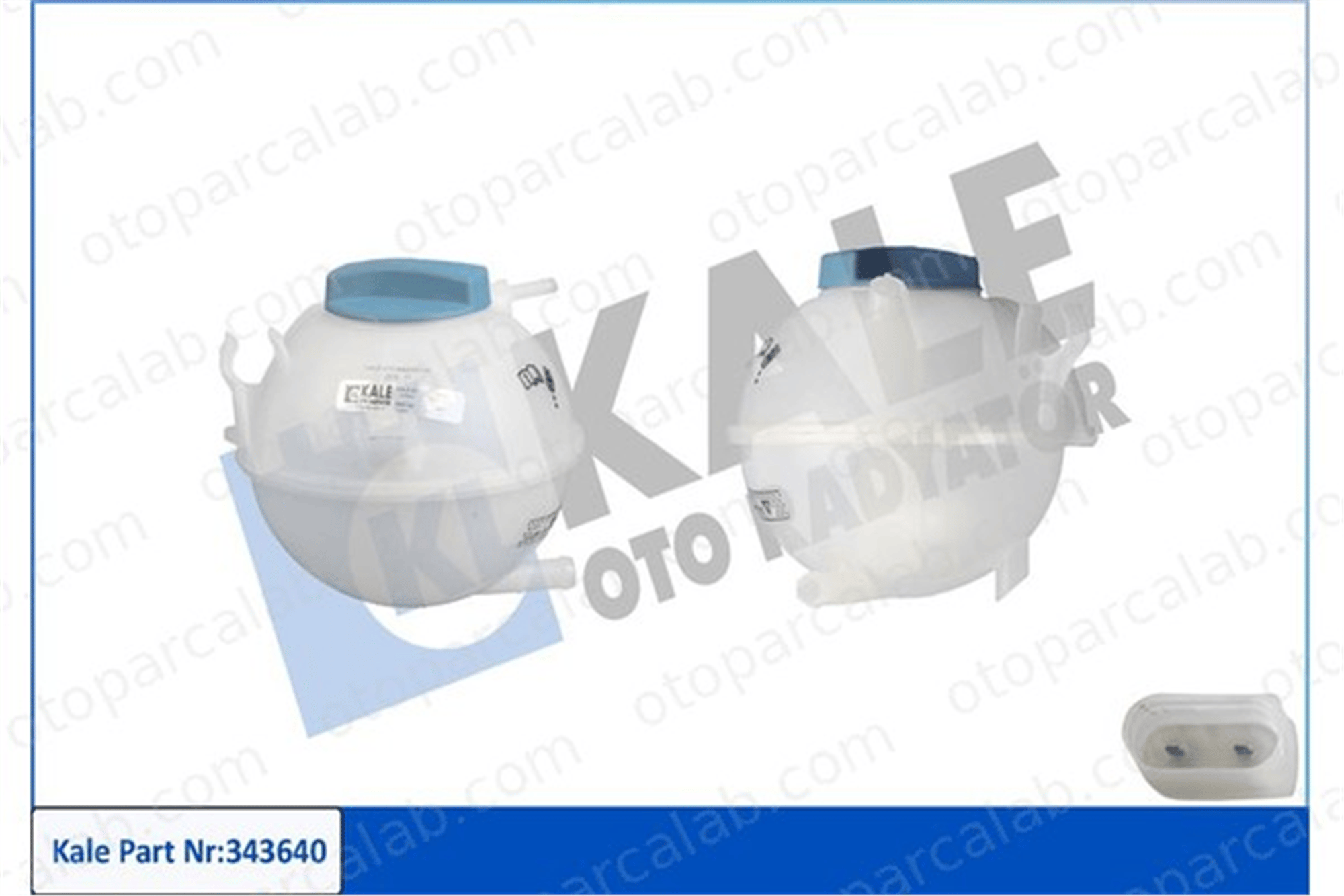 KALE 343640 Radyatör Yedek Su Deposu SKODA OCTAVIA II Combi AUDI A3 1K0121407 1K0121407A