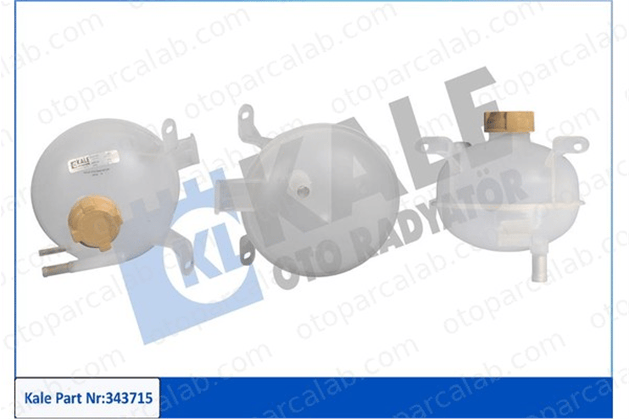 KALE 343715 Radyatör Yedek Su Deposu OPEL TIGRA COMBO Kasa/büyük limuzin 1304231 1304648