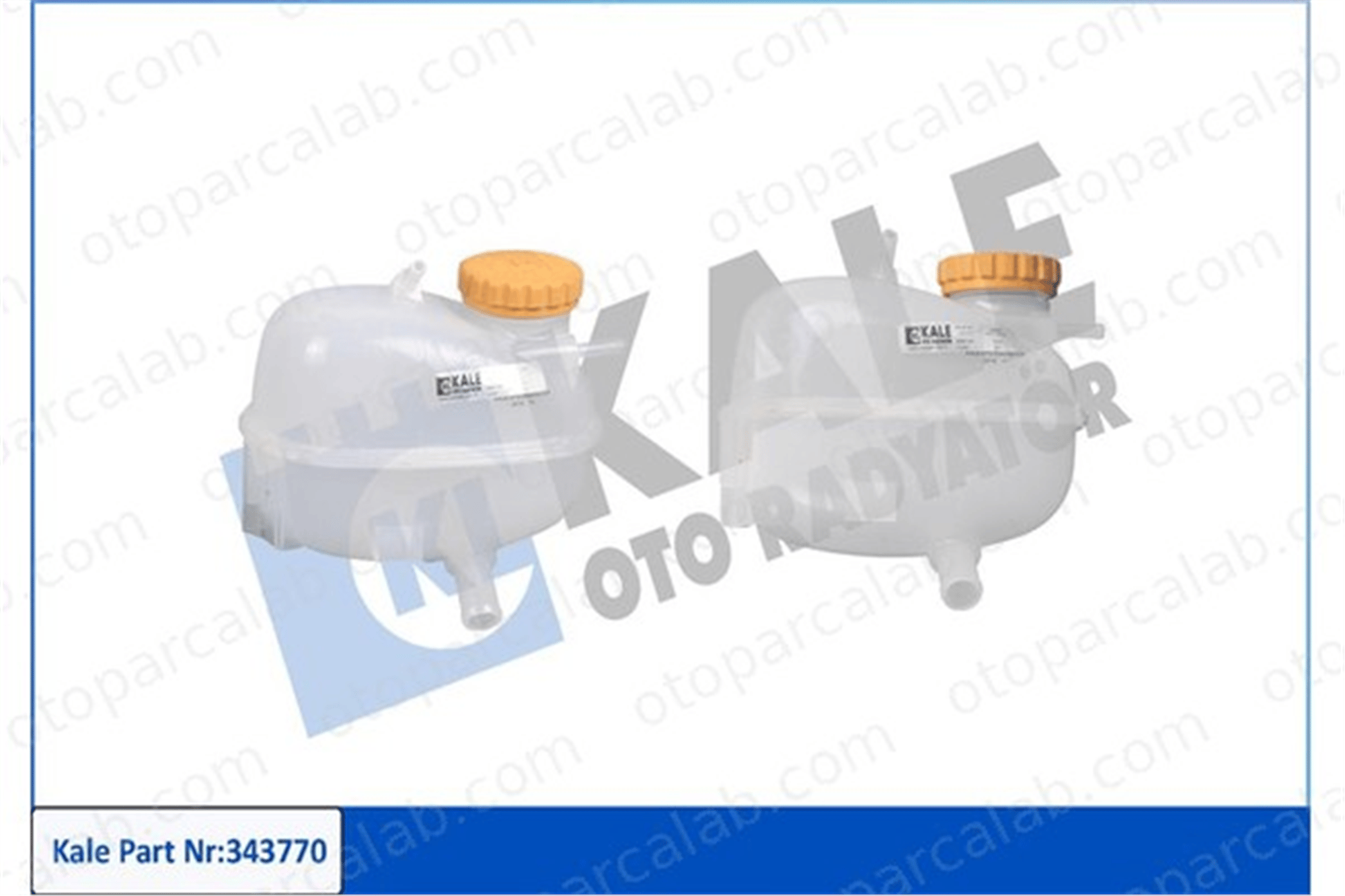 KALE 343770 Radyatör Yedek Su Deposu OPEL COMBO Kasa/büyük limuzin COMBO Tour 1304233 9128766