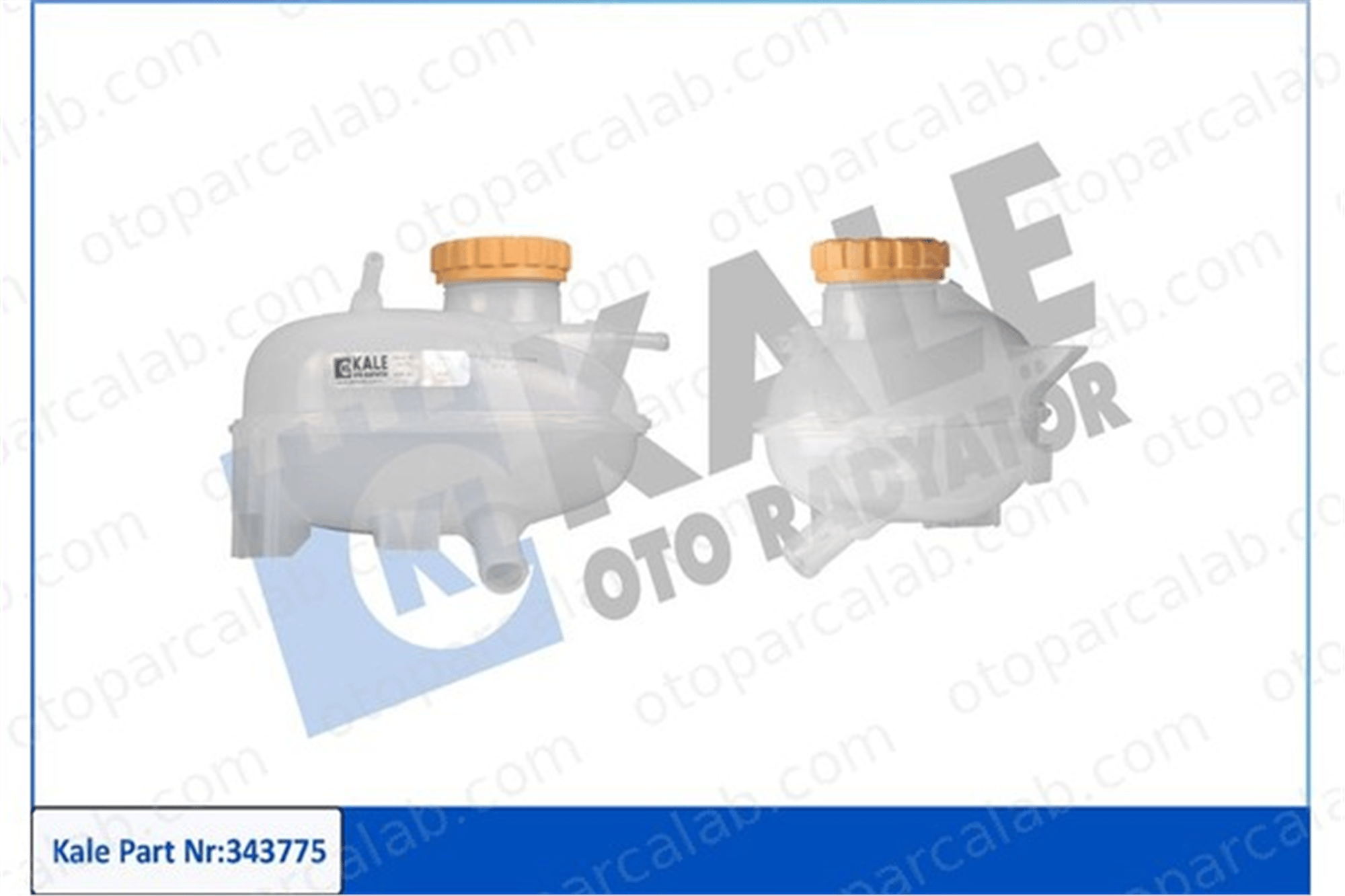 KALE 343775 Radyatör Yedek Su Deposu OPEL AGILA COMBO Kasa/büyük limuzin 1304234 9129170