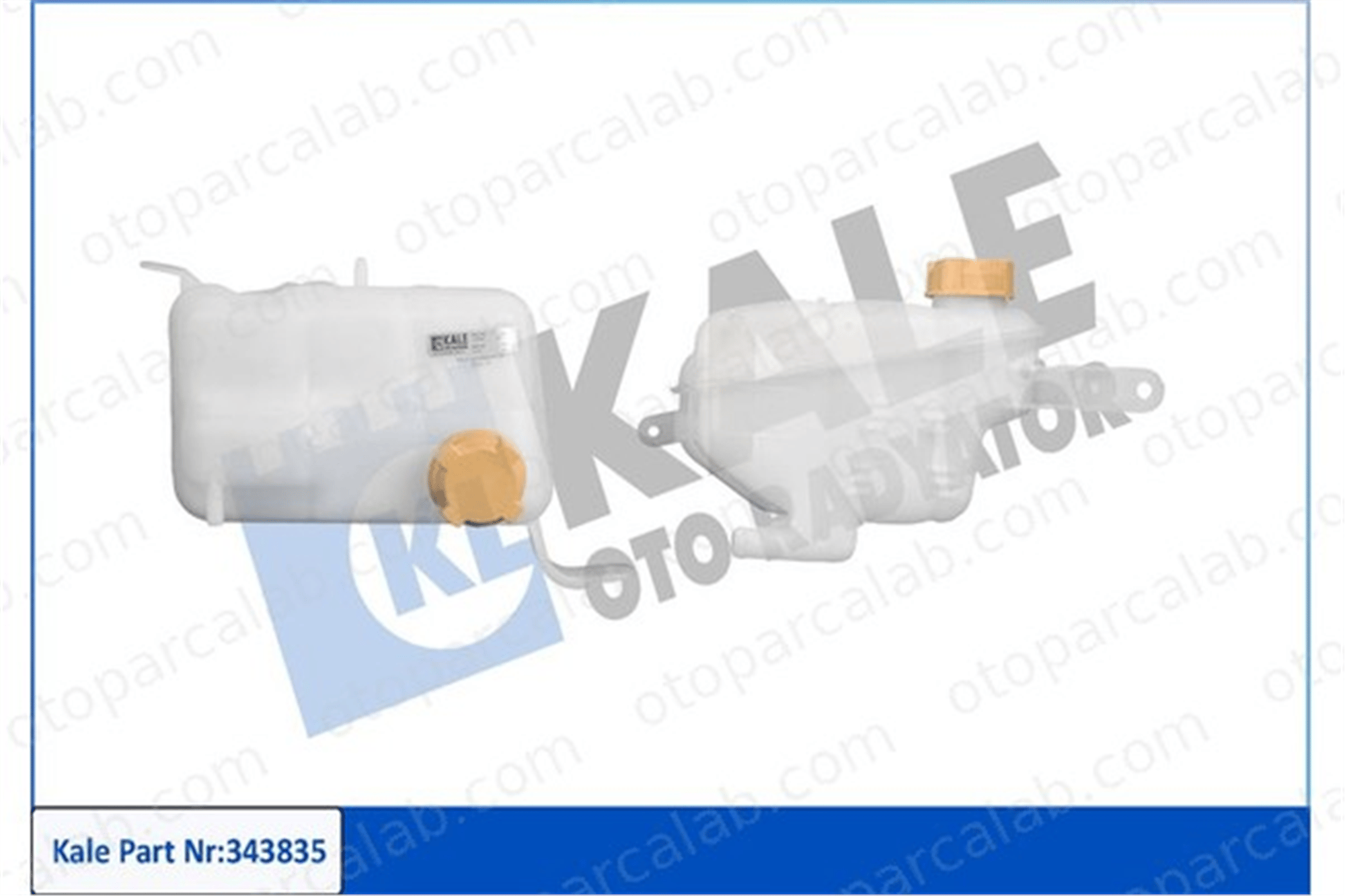 KALE 343835 Radyatör Yedek Su Deposu FORD ESCORT VI Sedan ESCORT VI Turnier 1047496 1047497