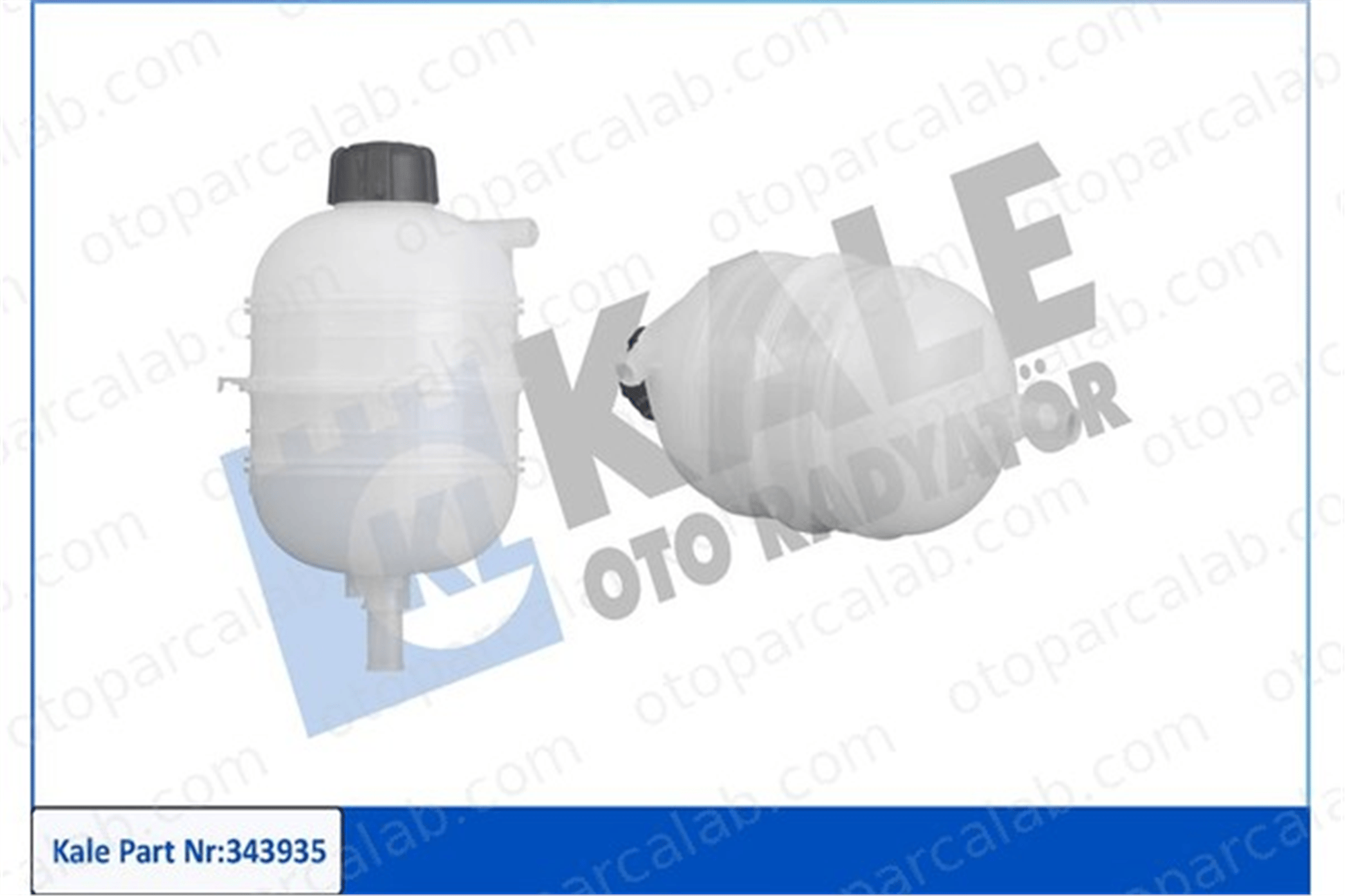 KALE 343935 Radyatör Yedek Su Deposu PEUGEOT 206 Hatchback 206 SW 132311 1307LQ