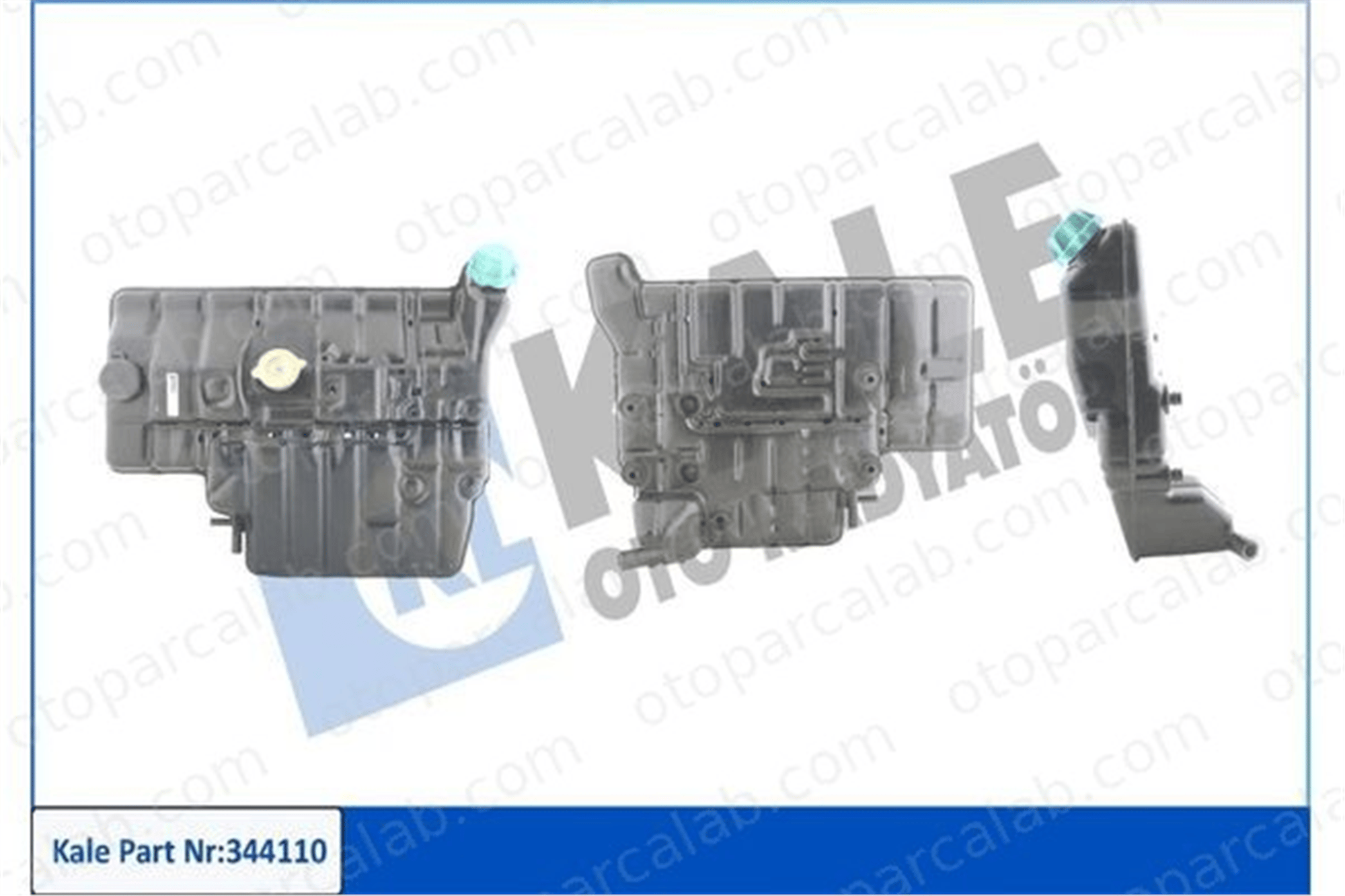 KALE 344110 Radyatör Yedek Su Deposu MERCEDES-BENZ AROCS ACTROS MP4 / MP5 5002249 0005002249