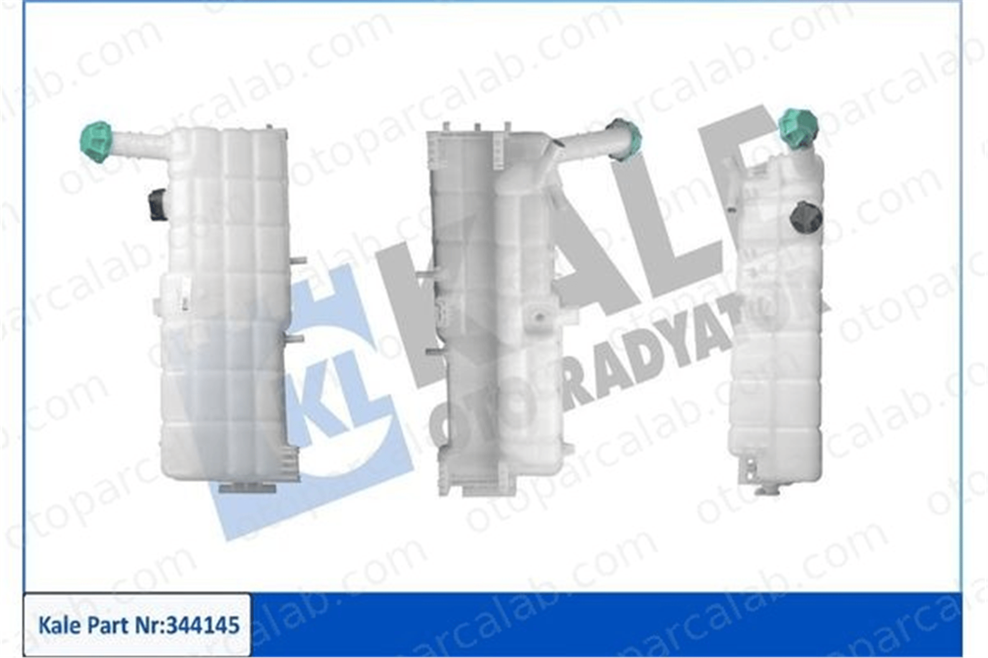 KALE 344145 Radyatör Yedek Su Deposu MERCEDES-BENZ AROCS ACTROS MP4 / MP5 9405010003 A9405010003