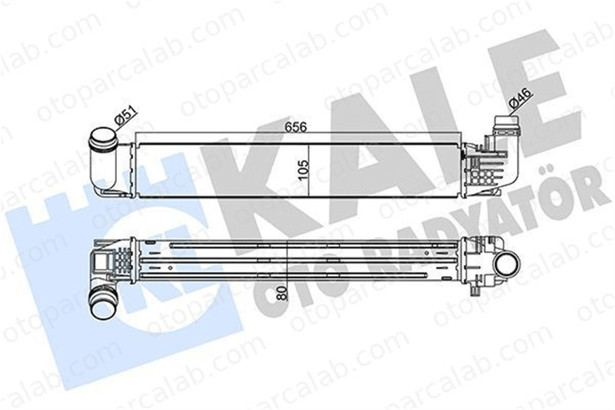 KALE 345090 Turbo Radyatörü DACIA DUSTER DUSTER Kasa/SUV 8200880552