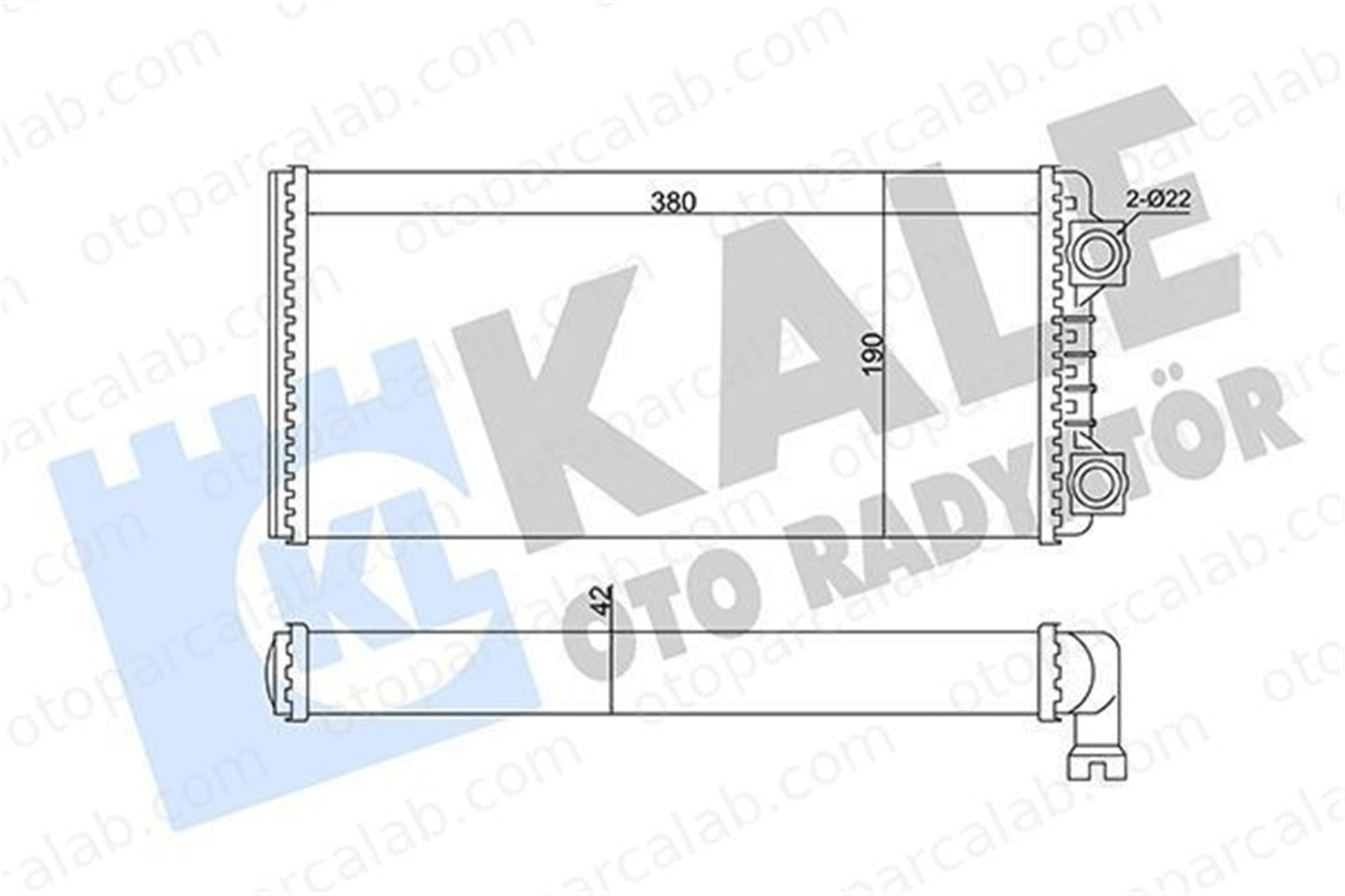 KALE 346730 Kalorifer Radyatörü VOLVO FL6 FL10 20520114 85104947