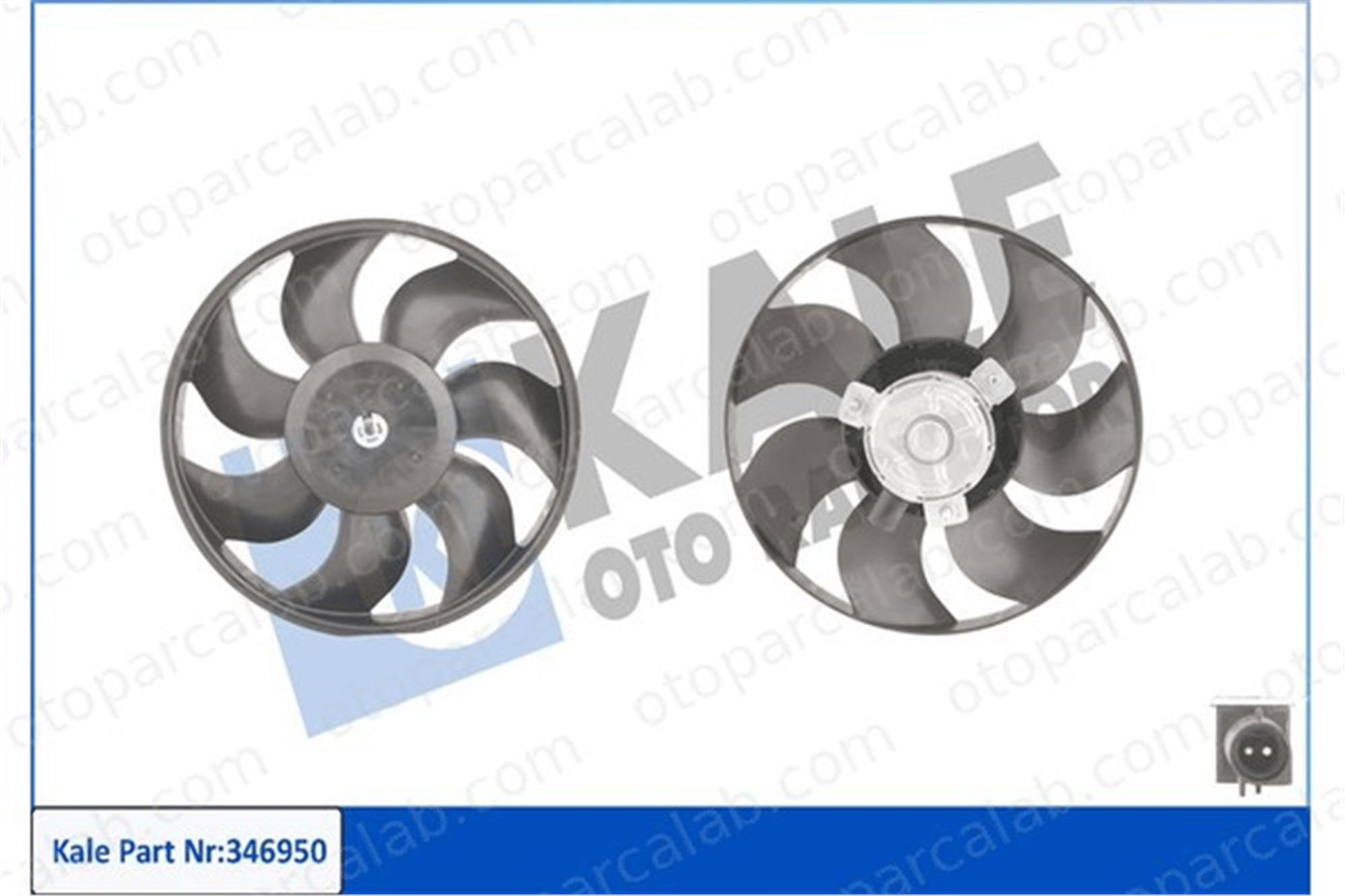 KALE 346950 Radyatör Fan ve Motoru FORD ESCORT V ESCORT V Turnier 89FB8K620AA 1648734