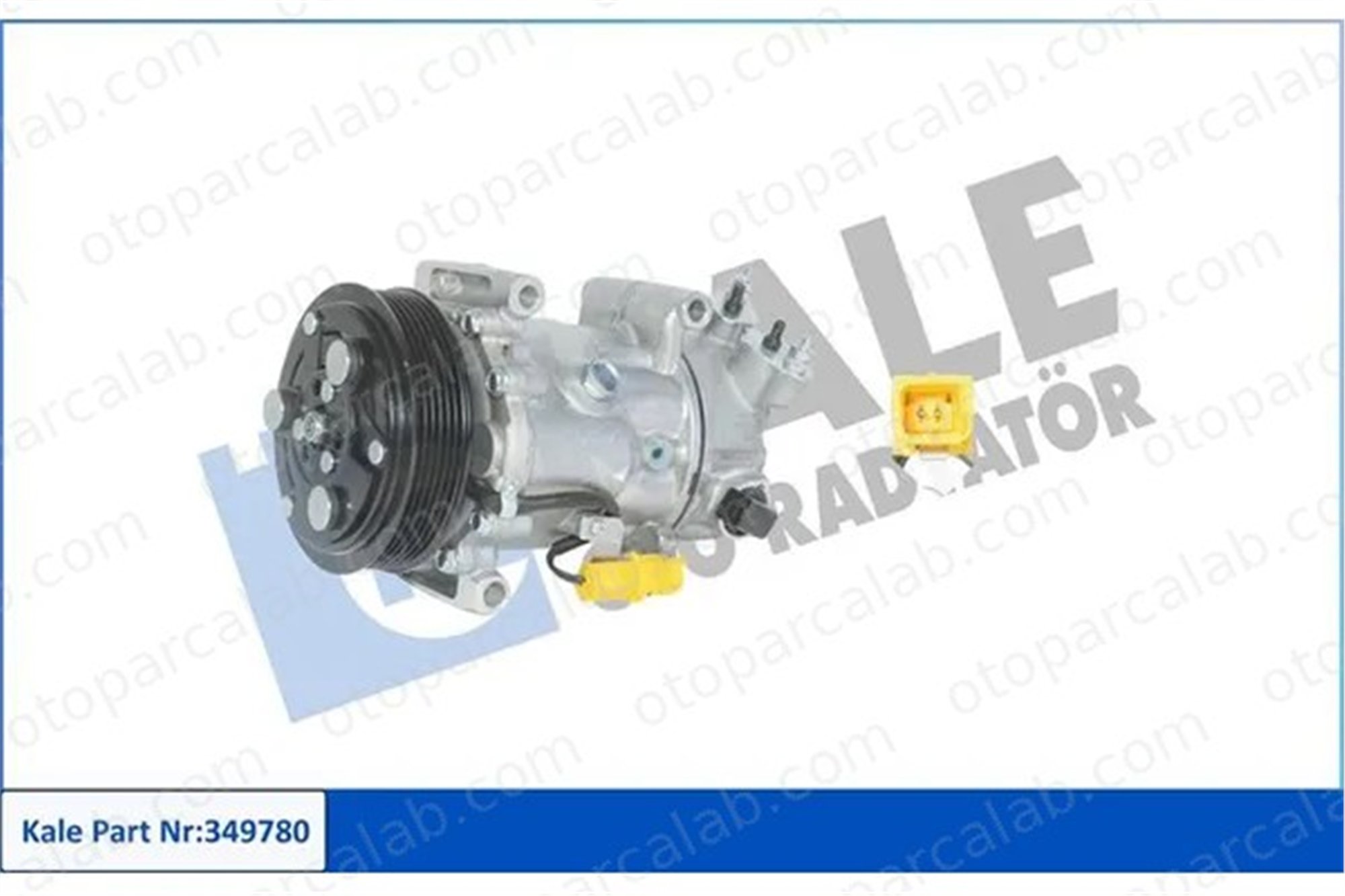 KALE 349780 Klima Kompresörü CITROËN DS3 BERLINGO Kasa/büyük limuzin 349780 6453QJ