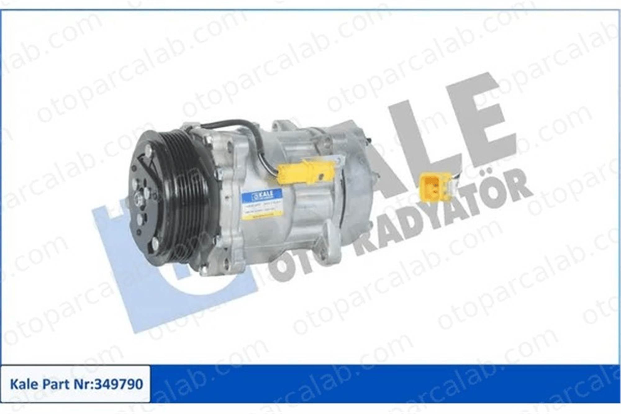 KALE 349790 Klima Kompresörü CITROËN C8 LANCIA PHEDRA 349790 6453JN