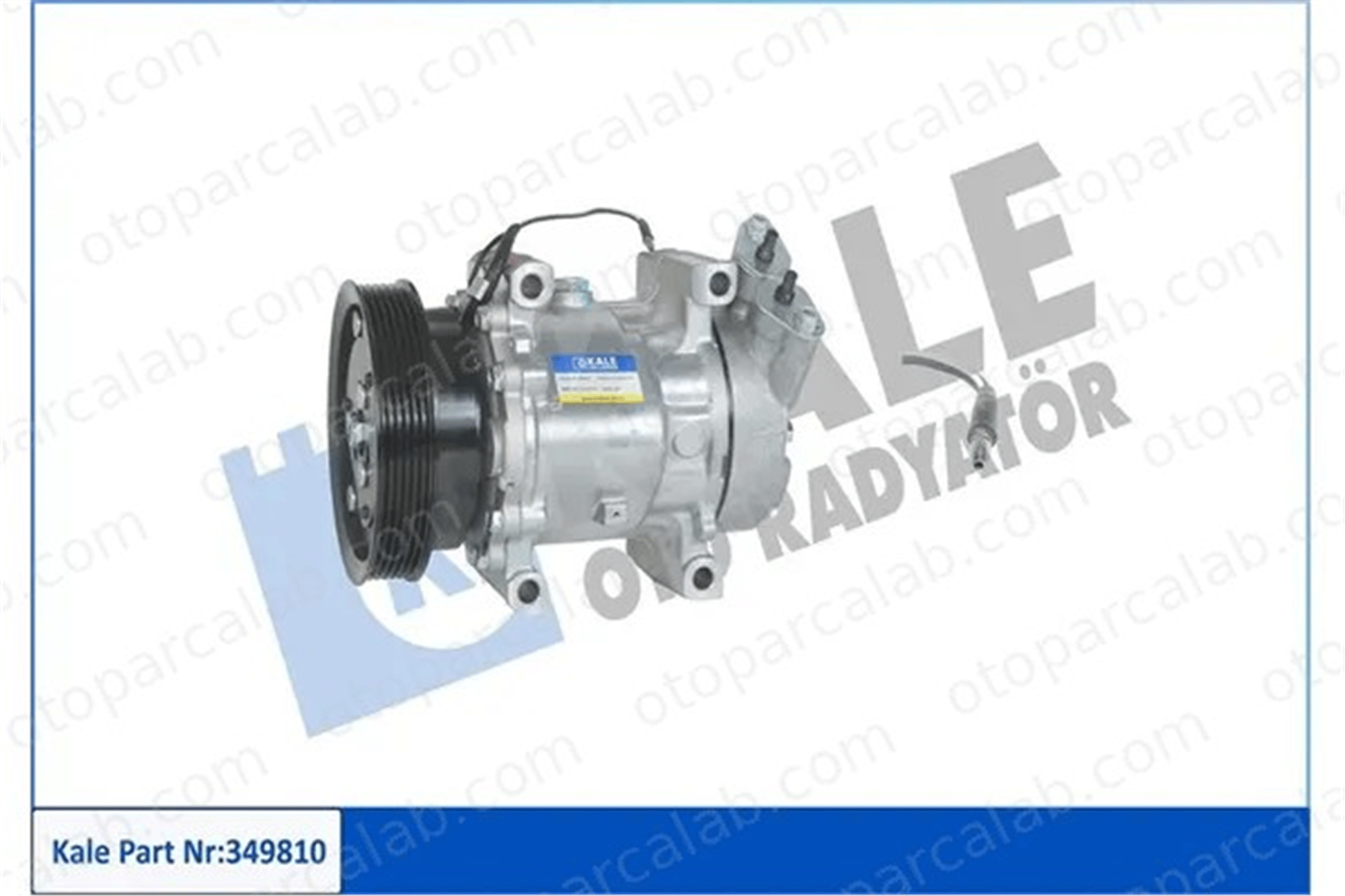KALE 349810 Klima Kompresörü RENAULT CLIO II KANGOO Express 349810 2763000QAE