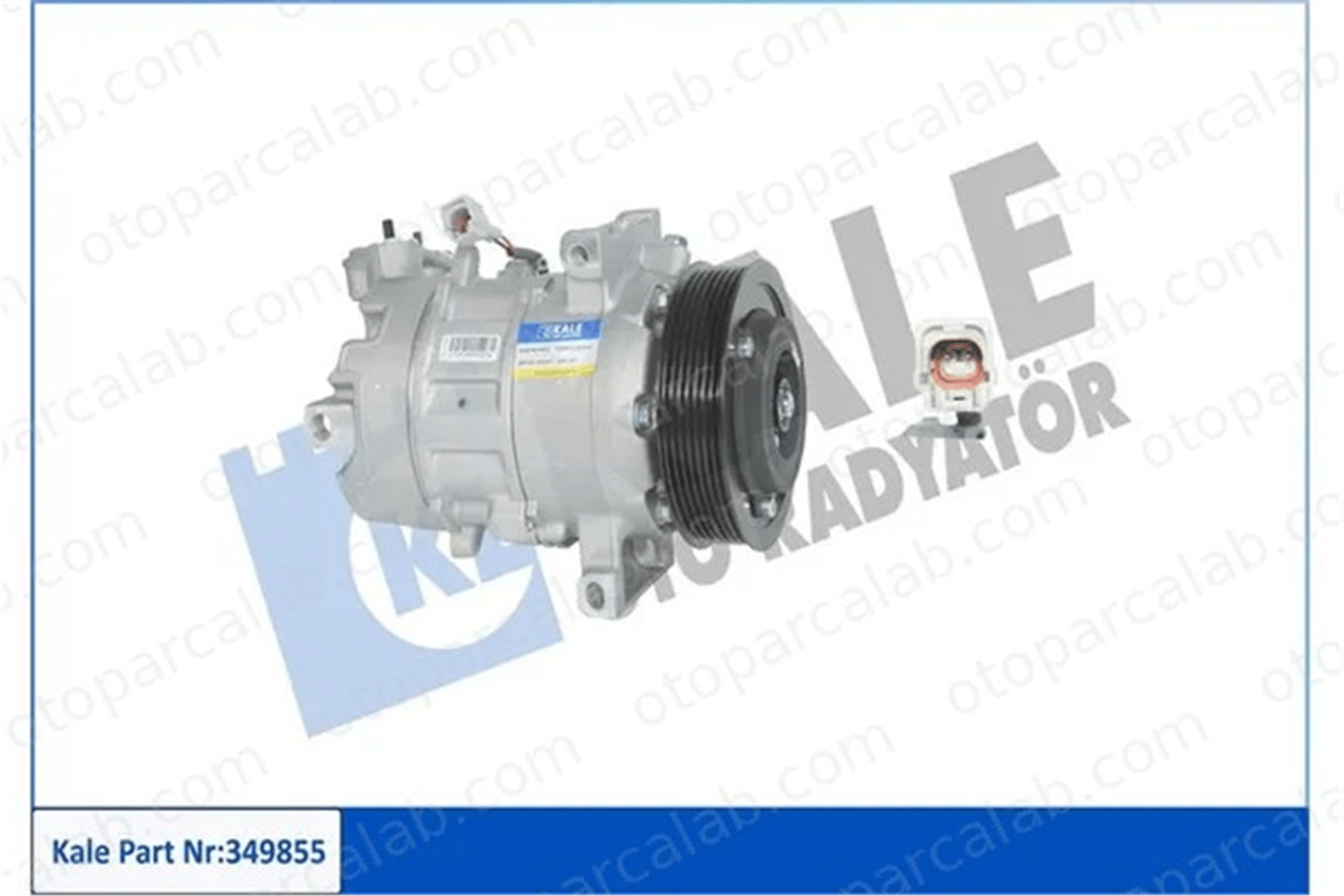 KALE 349855 Klima Kompresörü RENAULT SCÉNIC III GRAND SCÉNIC III 349855 8200958328