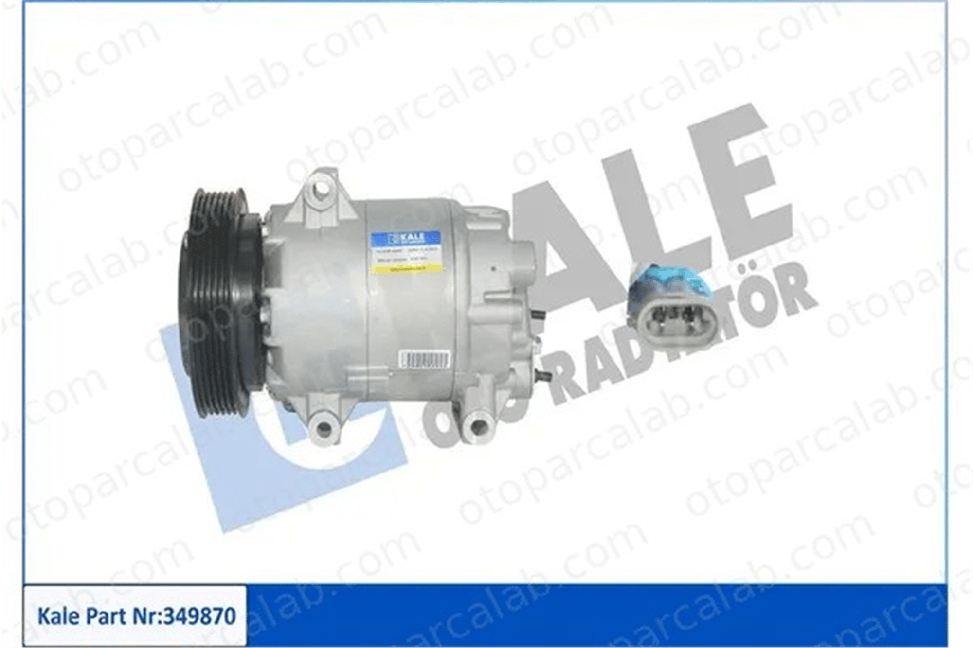 KALE 349870 Klima Kompresörü RENAULT MEGANE II MEGANE II Station wagon 349870 2763000Q1E