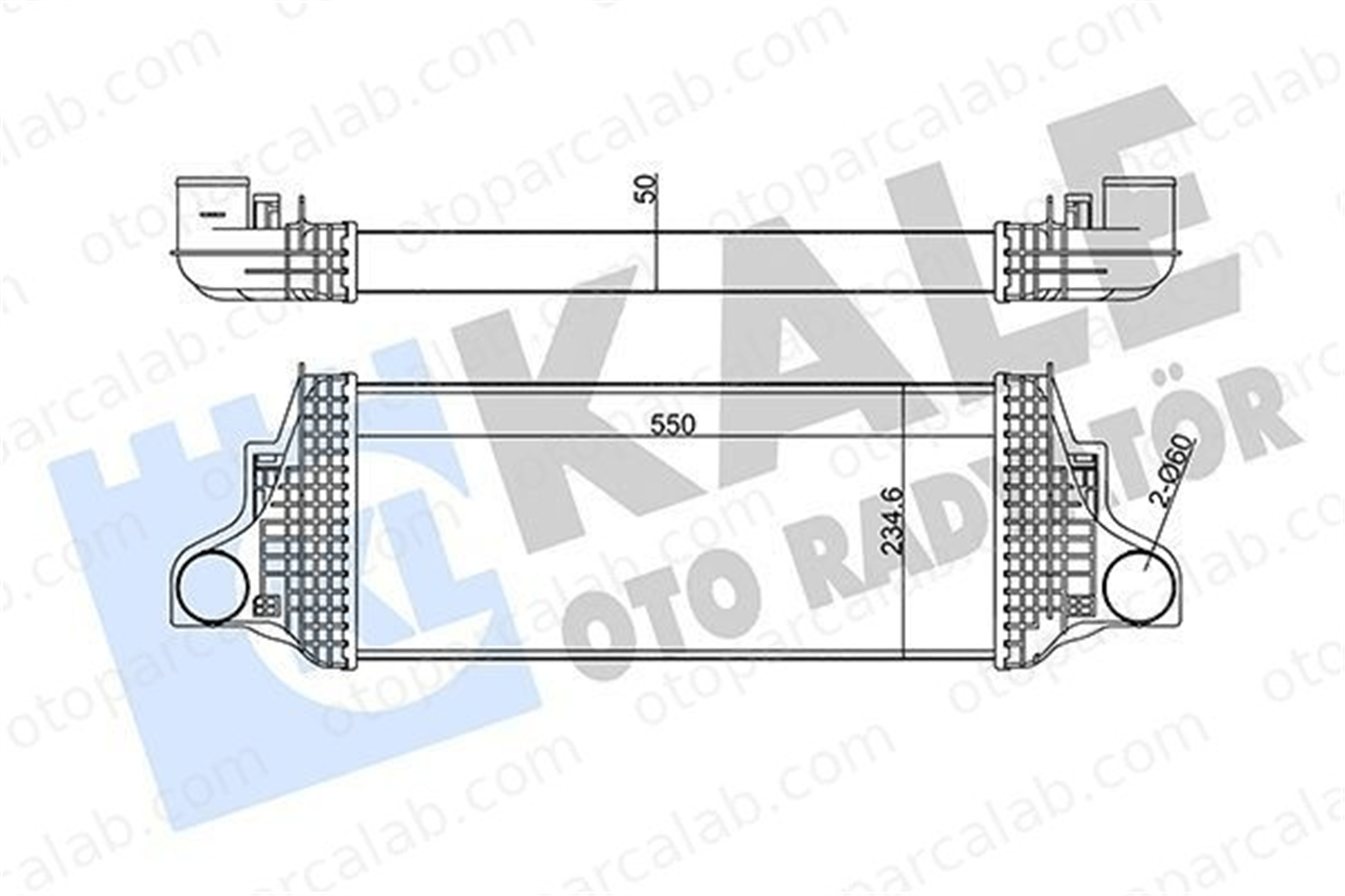 KALE 350910 Turbo Radyatörü MERCEDES-BENZ R-SERISI M-SERISI A1645001900 1645001900