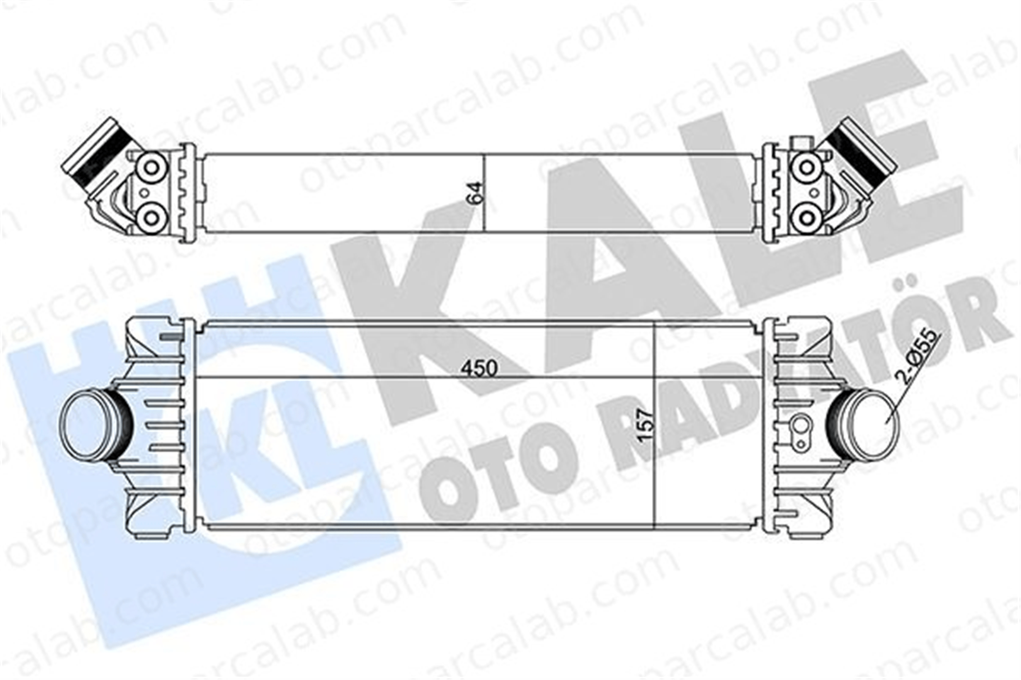 KALE 351285 Turbo Radyatörü FORD TRANSIT V363 Panelvan/Van TRANSIT V363 Platform şasi CC119L440AF 1881207