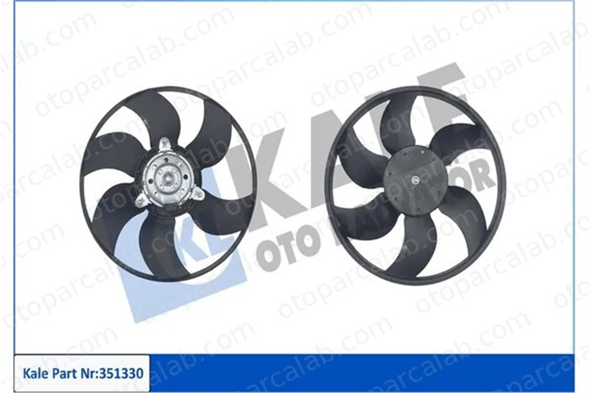 KALE 351330 Radyatör Fan ve Motoru 7701070300 7701056388