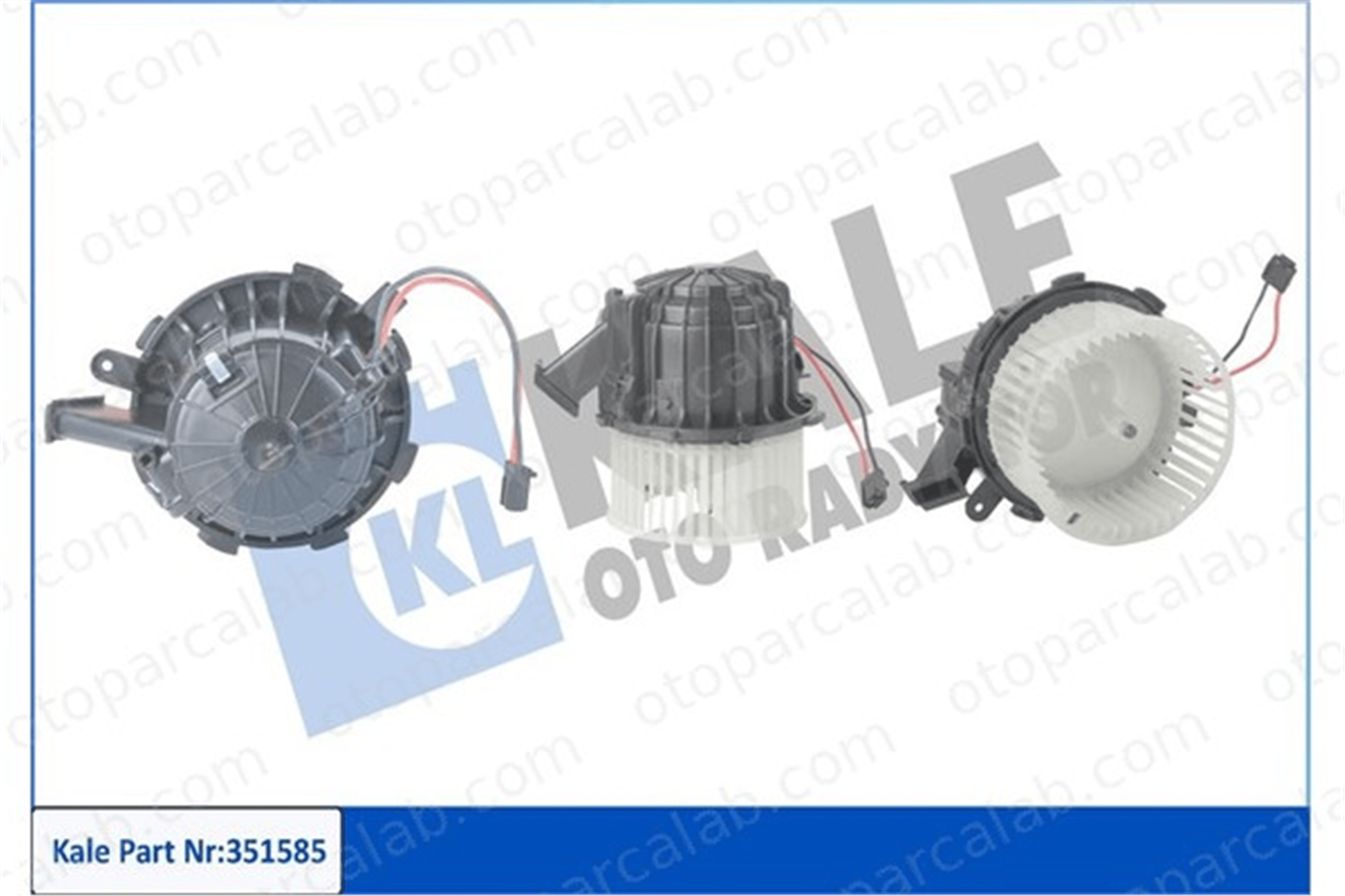 KALE 351585 Kalorifer Motoru AUDI A4 B8 A4 B8 Avant 8T1820021