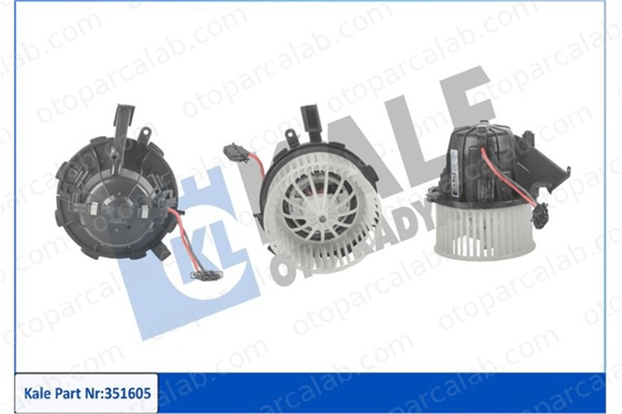 KALE 351605 Kalorifer Motoru AUDI A4 B8 Avant A4 B8 8K1820021A 8K1820021B