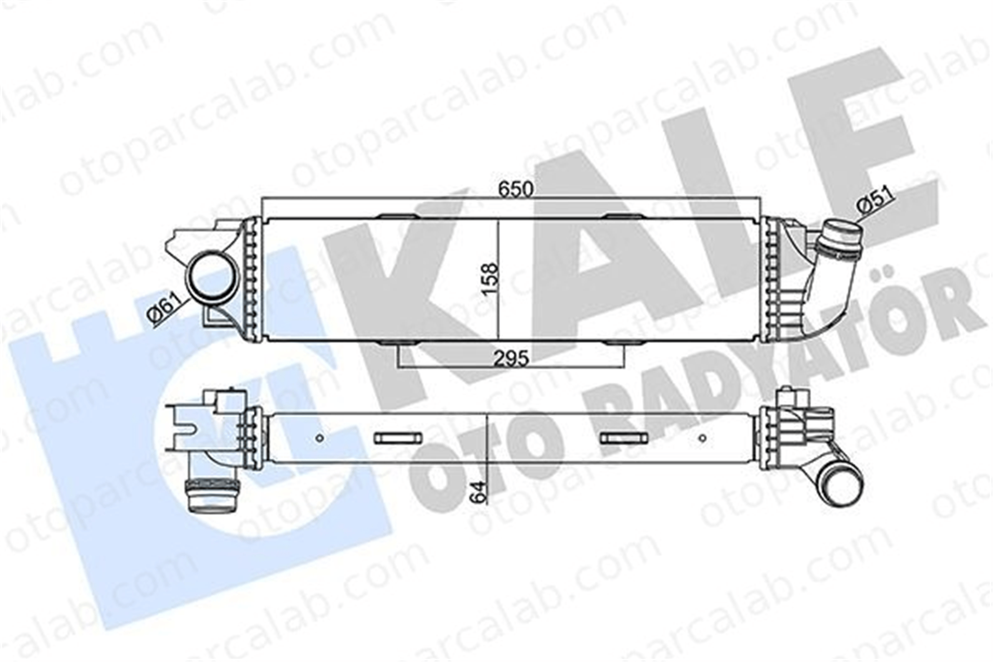 KALE 352480 Turbo Radyatörü RENAULT TRAFIC III Minibüs/Otobüs OPEL VIVARO B Minibüs/Otobüs 144962019R 4422266
