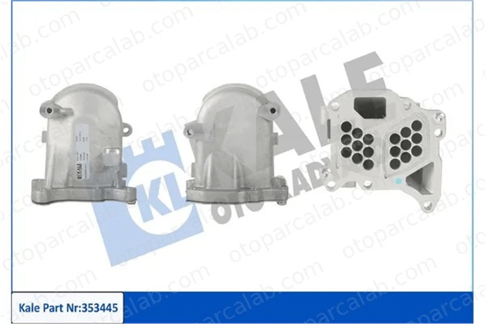 KALE 353445 Egr Soğutucu CITROËN BERLINGO Kasa/büyük limuzin BERLINGO MULTISPACE 1618LC 9671187780