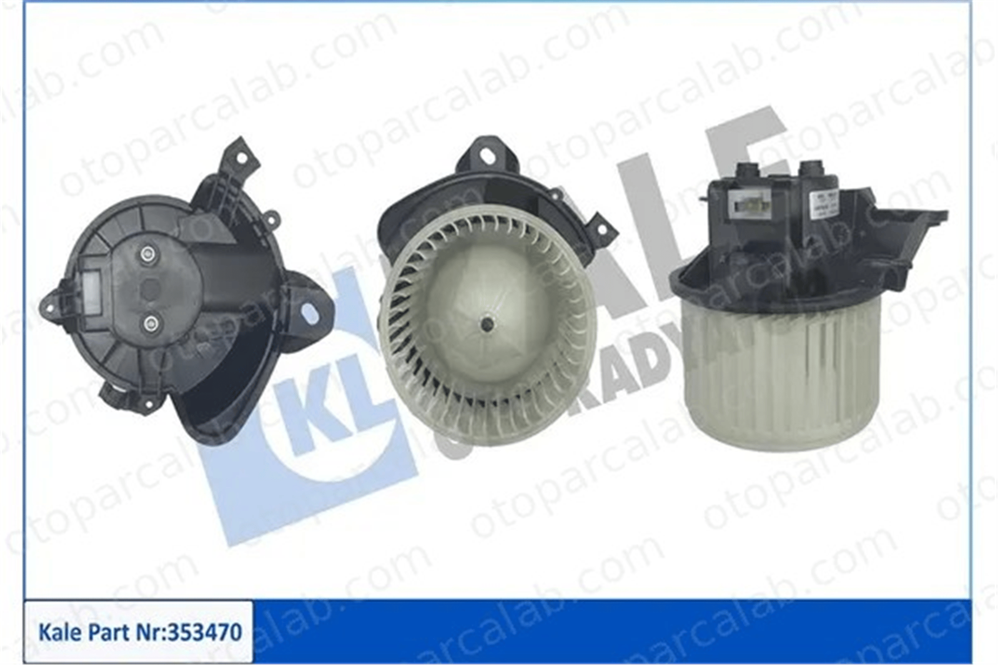 KALE 353470 Kalorifer Motoru FIAT DOBLO Cargo DOBLO Minibüs/Otobüs 77366856 1845112