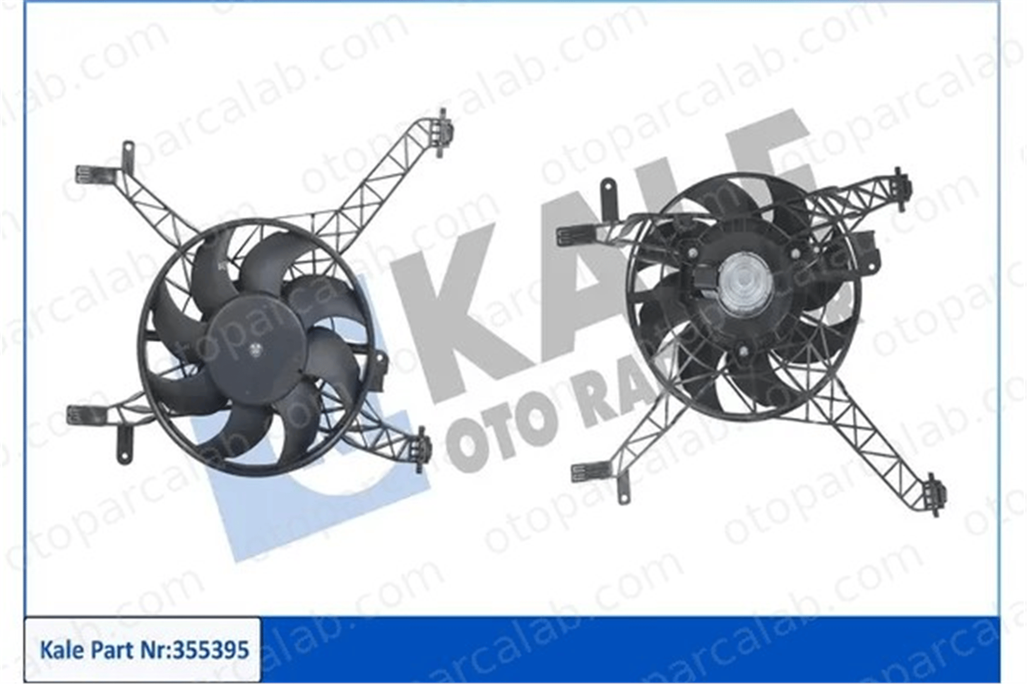 KALE 355395 Radyatör Fan ve Motoru FORD FIESTA VI B-MAX 8V518C607BF 1525893