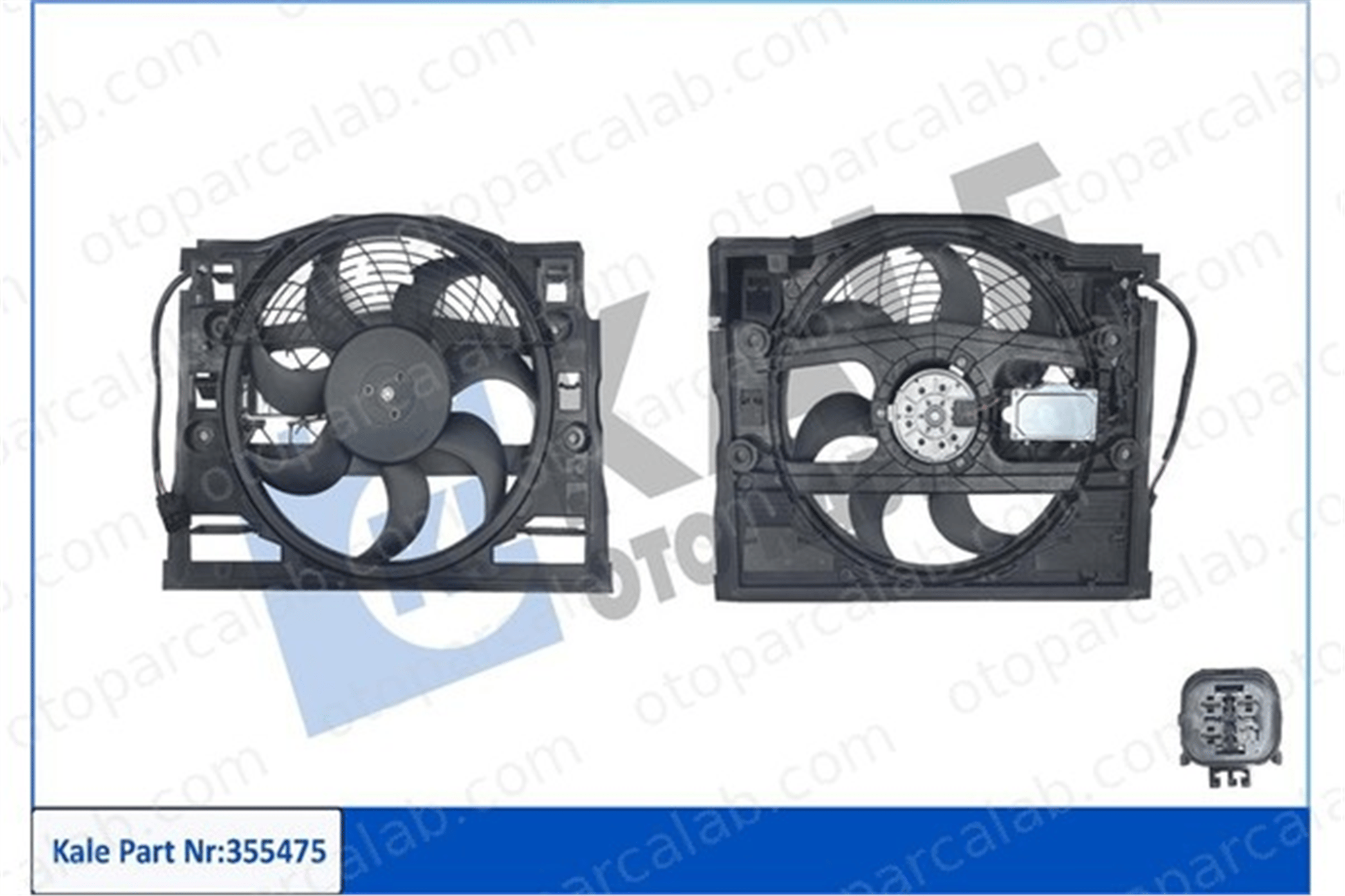 KALE 355475 Radyatör Fan ve Motoru BMW 3 3 Touring 64546988913 6905076