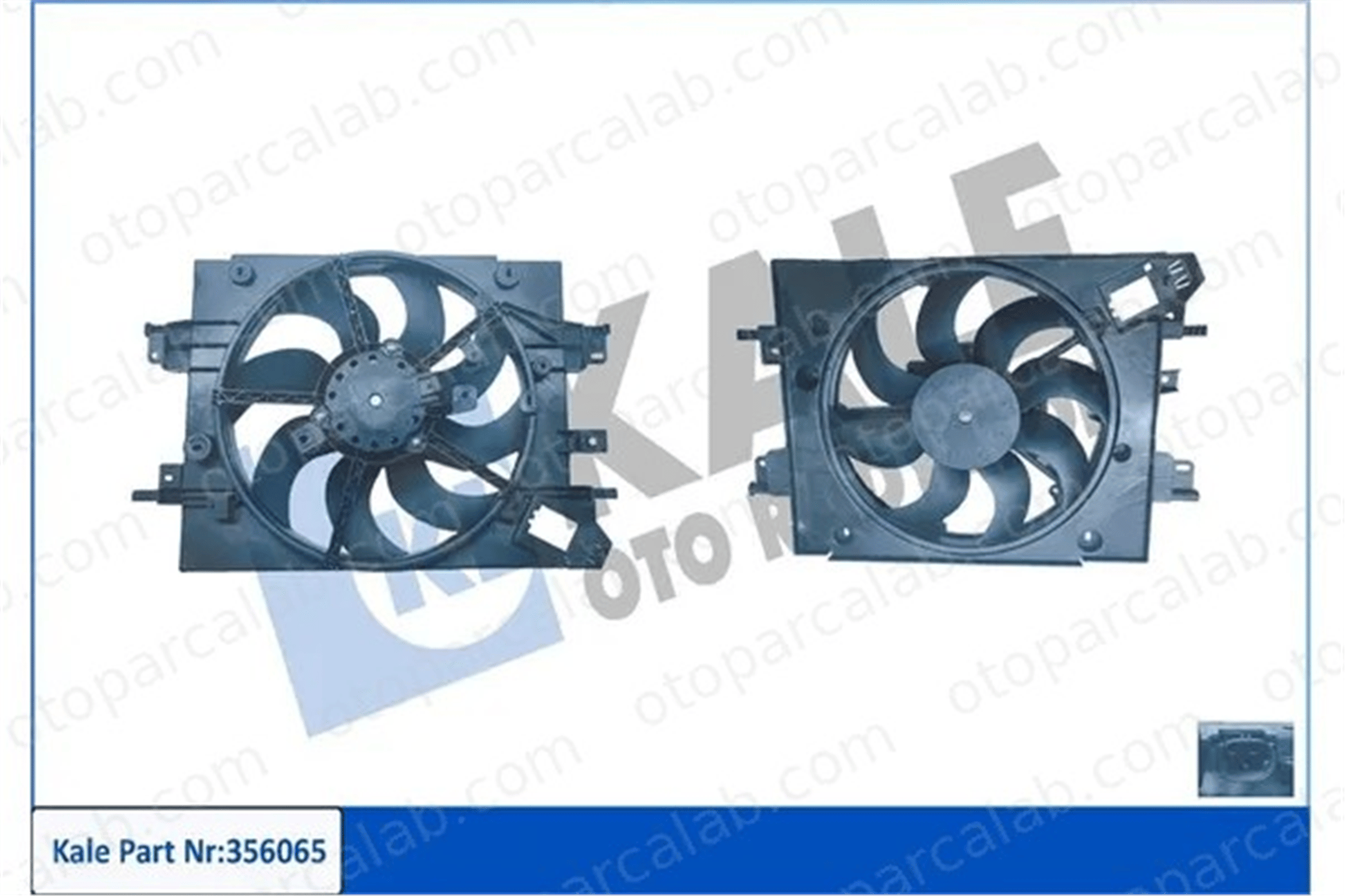 KALE 356065 Radyatör Fan ve Motoru DACIA DUSTER DUSTER Kasa/SUV 214814130R 214811626R