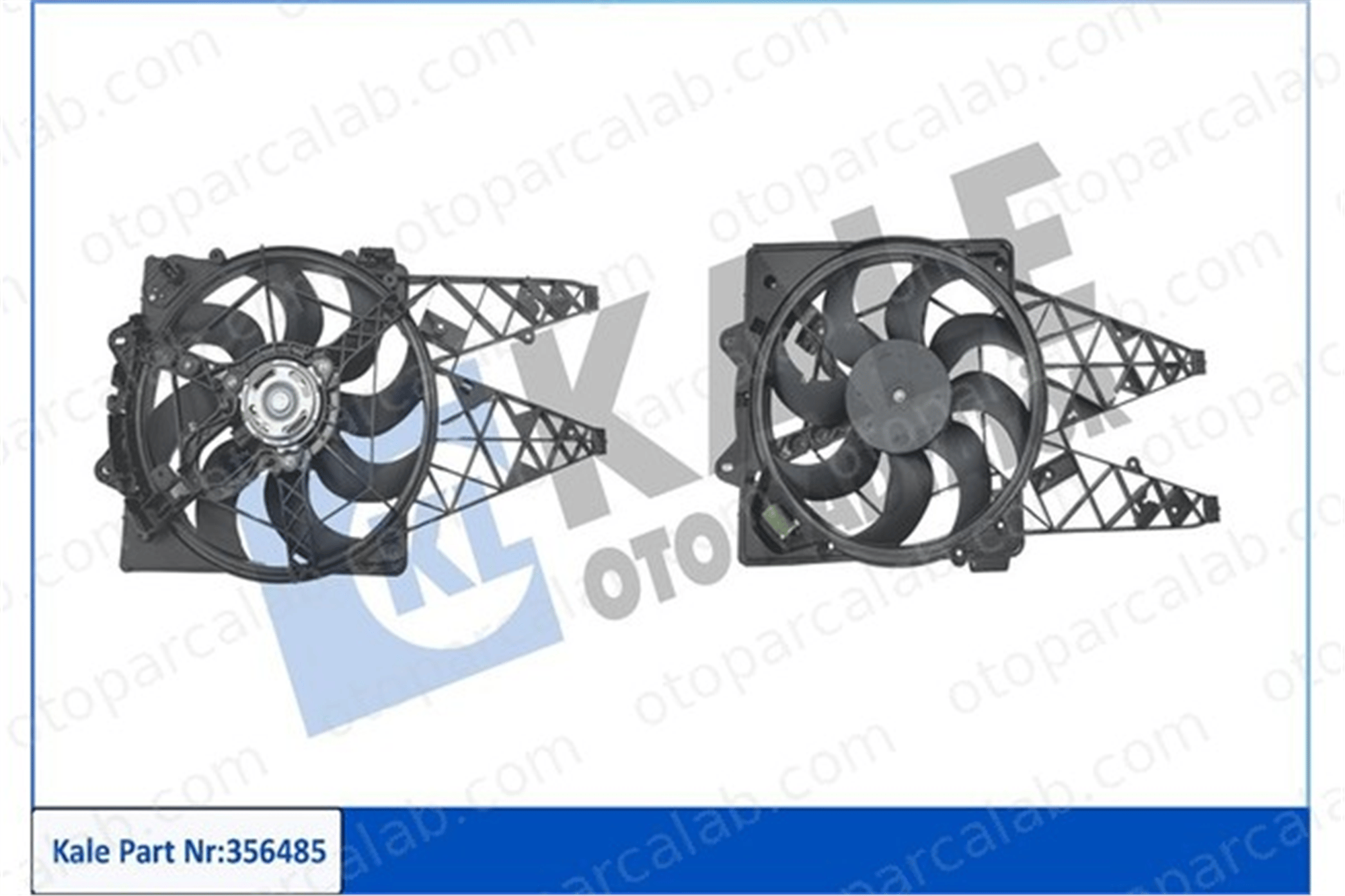 KALE 356485 Radyatör Fan ve Motoru FIAT DOBLO Cargo DOBLO Minibüs/Otobüs 51821155 51859291