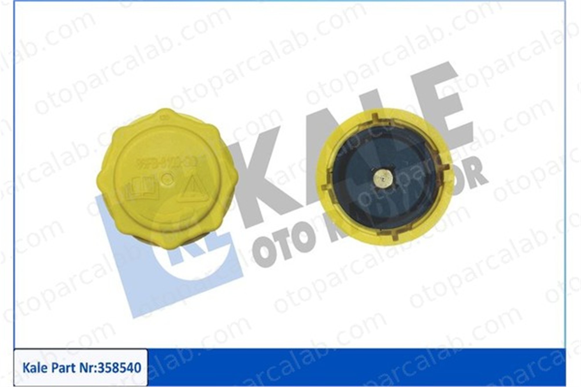 KALE 358540 Radyatör Yedek Su Depo Kapağı FORD SIERRA II SIERRA II Hatchback 86FB8100GD 1647751