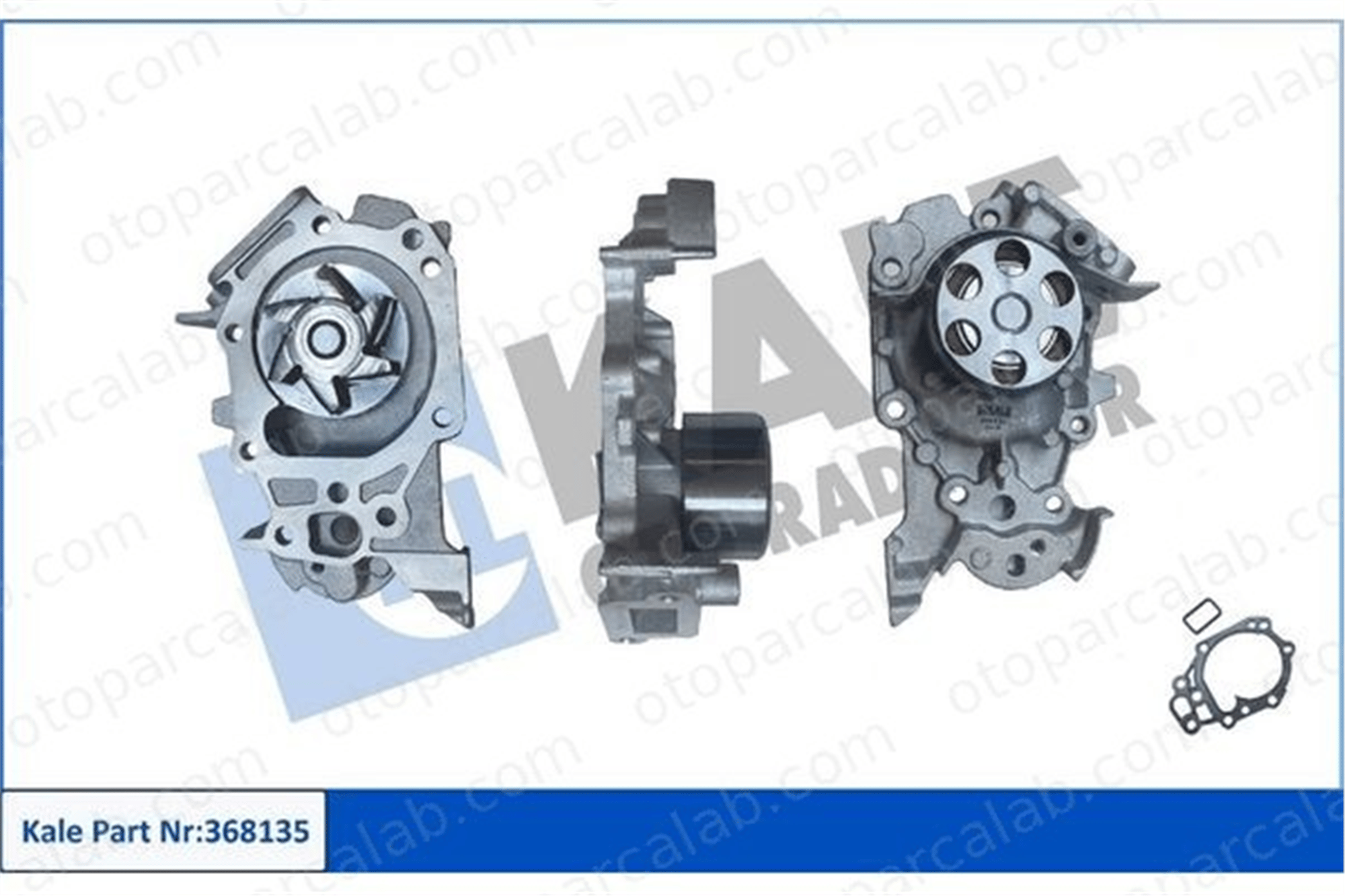 KALE 368135 Devirdaim Su Pompası RENAULT CLIO III CLIO III Grandtour 210108845R 8200233224