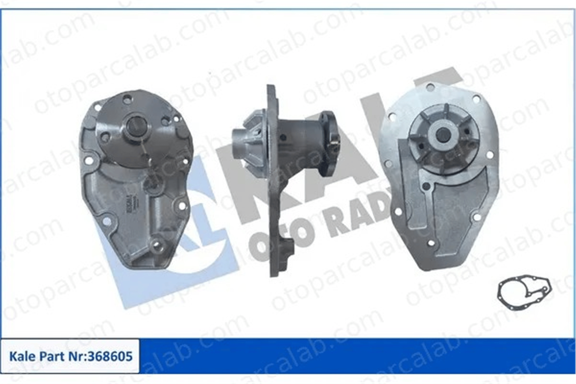KALE 368605 Devirdaim Su Pompası VOLVO 340-360 RENAULT 12 7701457416 6000039201