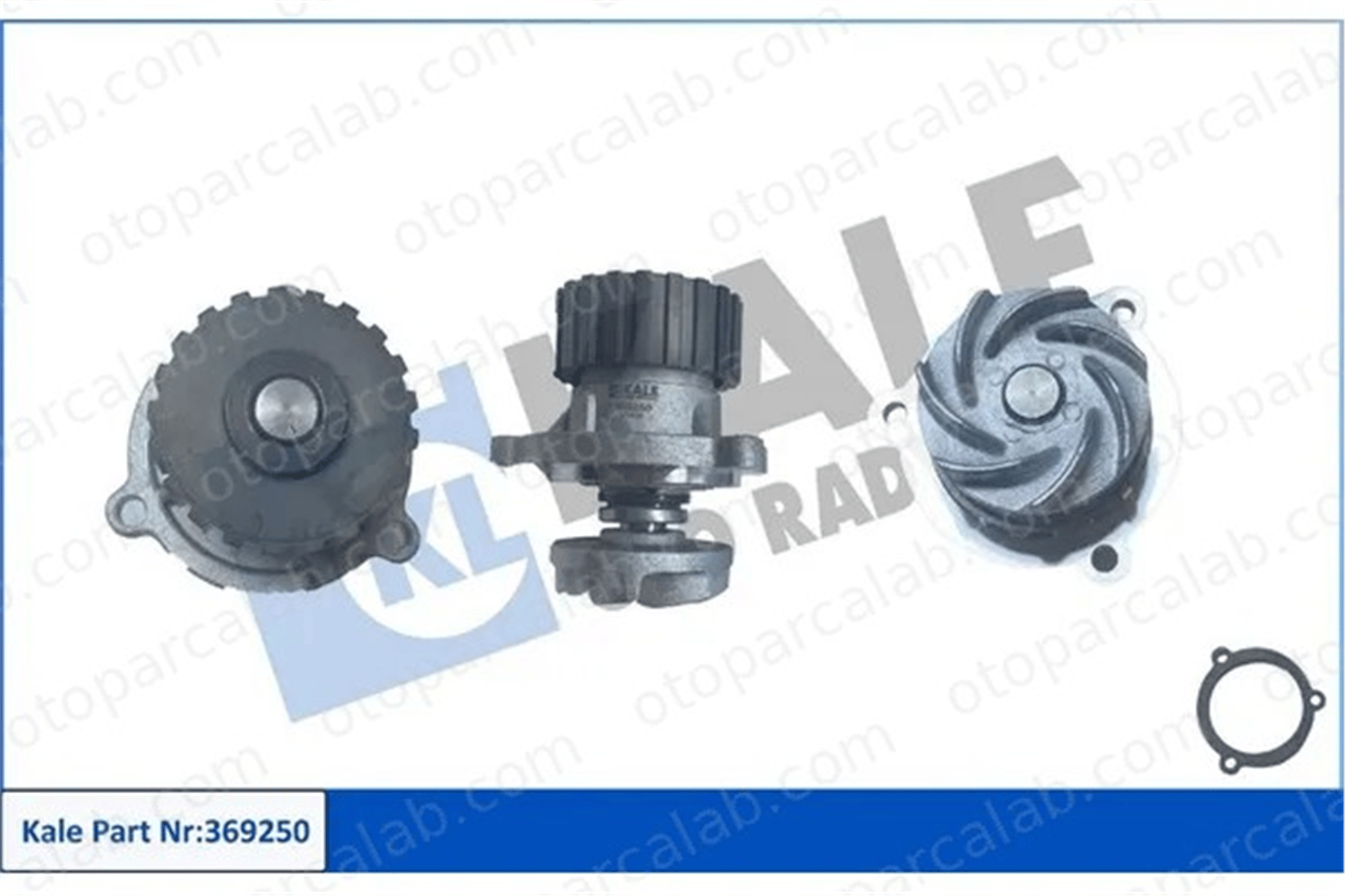 KALE 369250 Devirdaim Su Pompası ZAZ TAVRIA 2451307010 245130701004