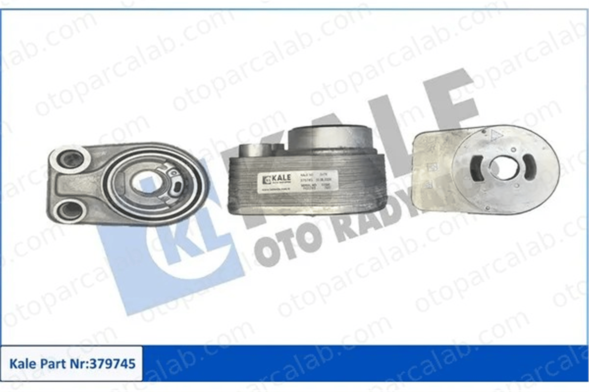 KALE 379745 Motor Yağ Soğutucu DACIA DUSTER RENAULT KANGOO Express 8200779744 213059324R