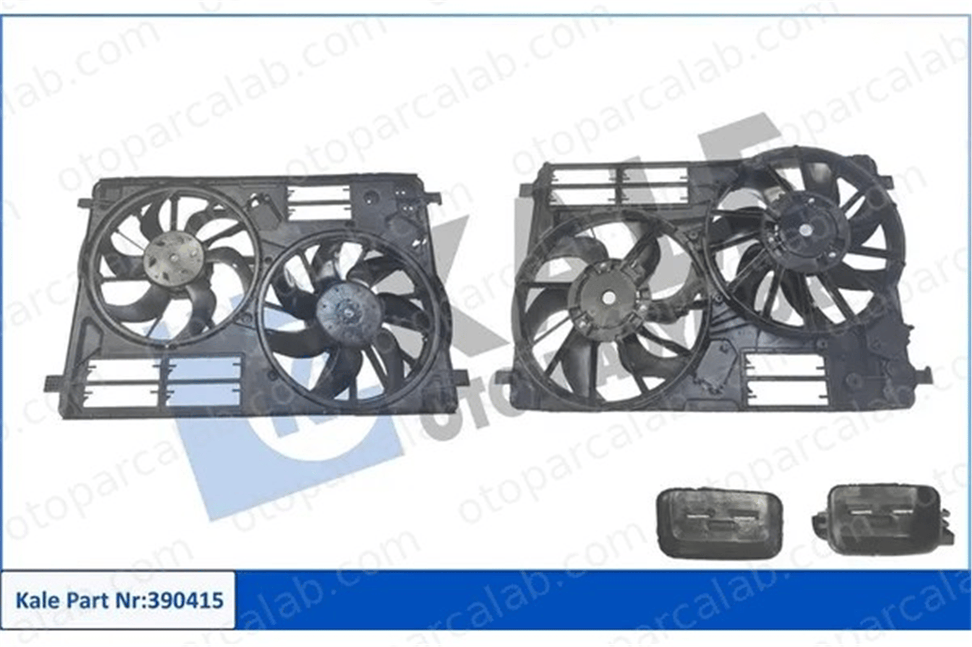 KALE 390415 Radyatör Fan ve Motoru FORD KUGA II FOCUS III EJ738C607EA 1842148